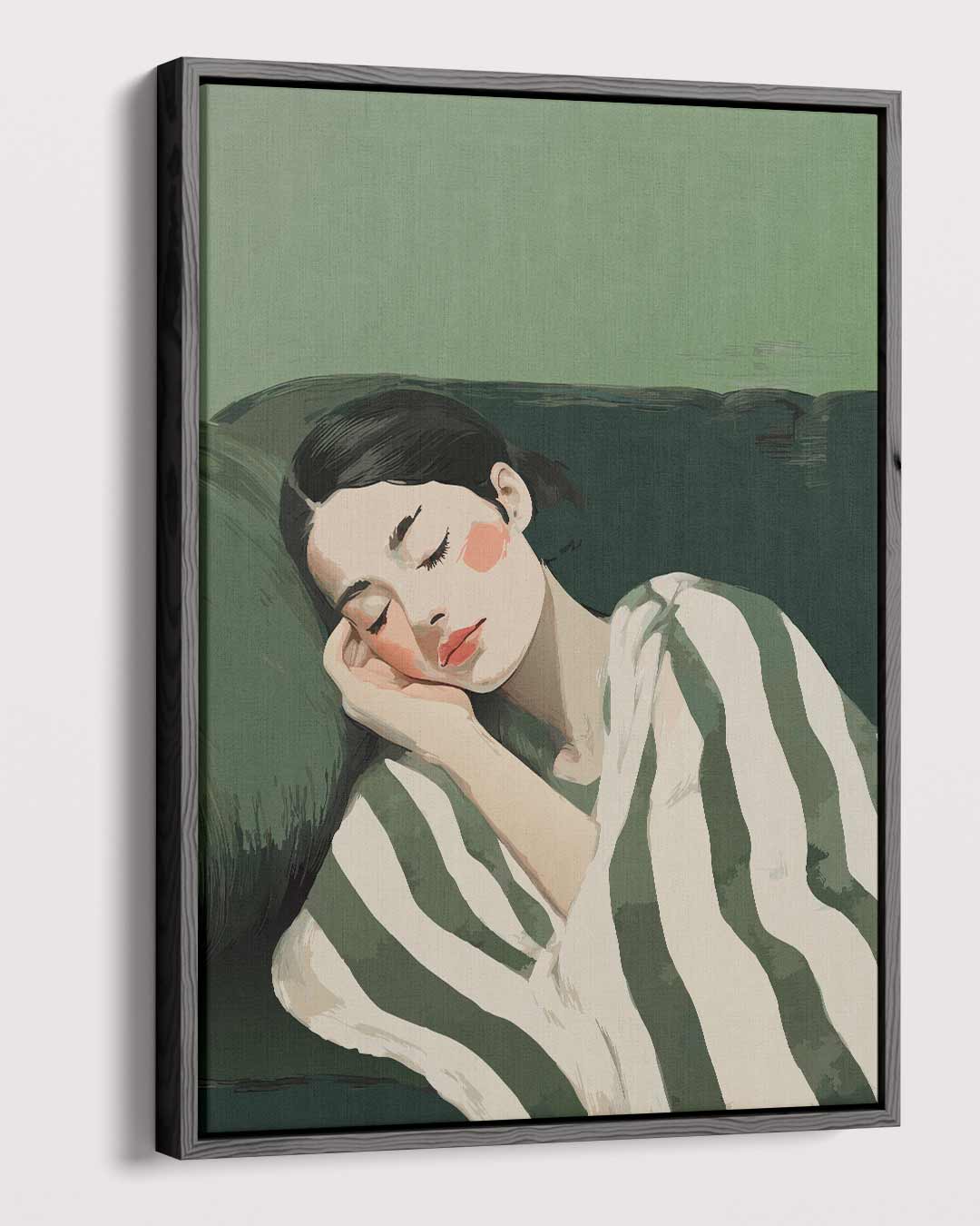 Slapende Schoonheid – dibond kunstwerk als wanddecoratie