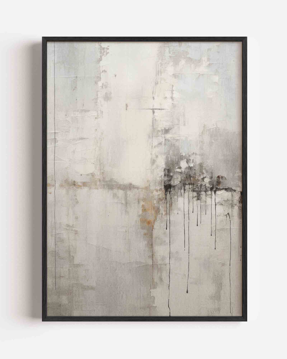 Abstracte lijnen – zacht abstracte portret poster als wanddecoratie