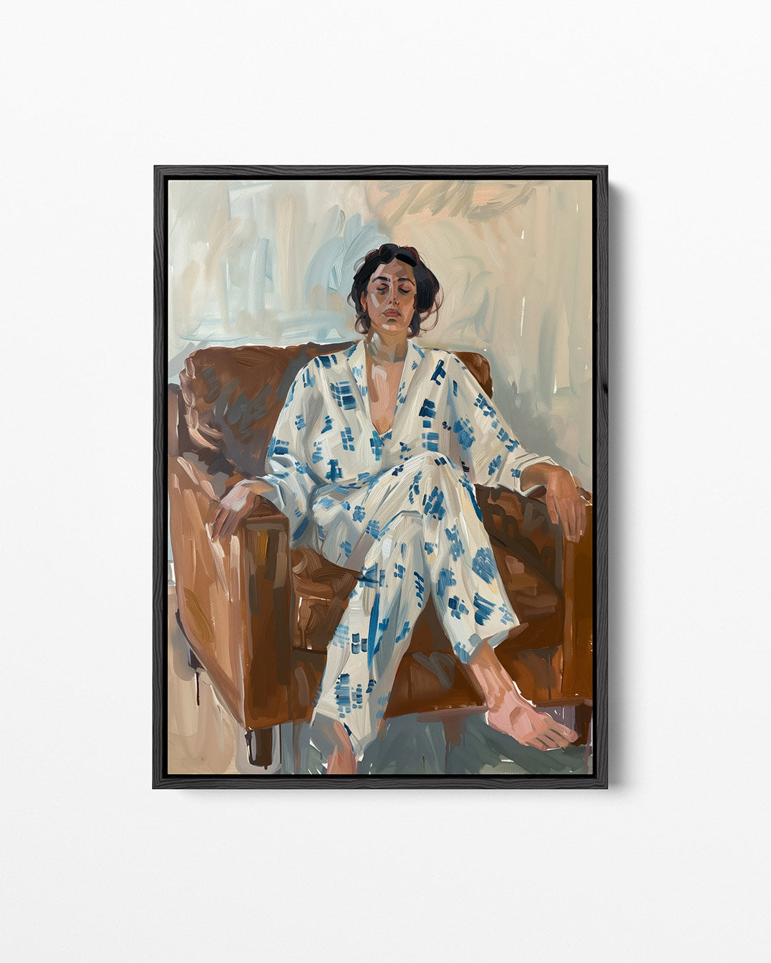 Ontspannen moment – staand wanddecoratie kunstwerk