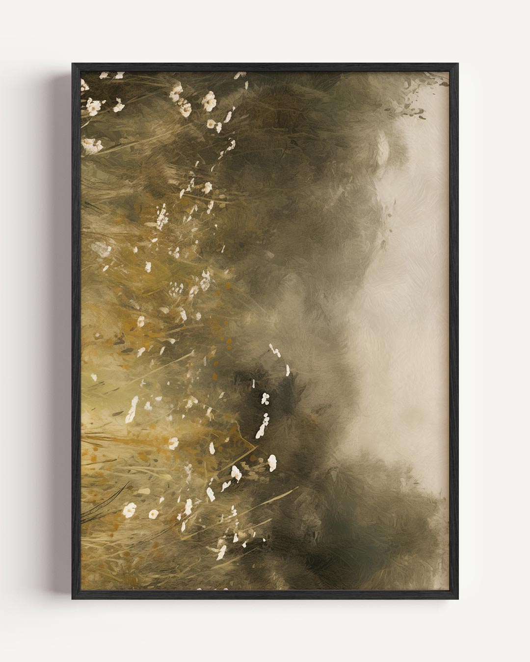 Dromerig Landschap in Neutrale Tinten – natuur en stad portret poster als wanddecoratie