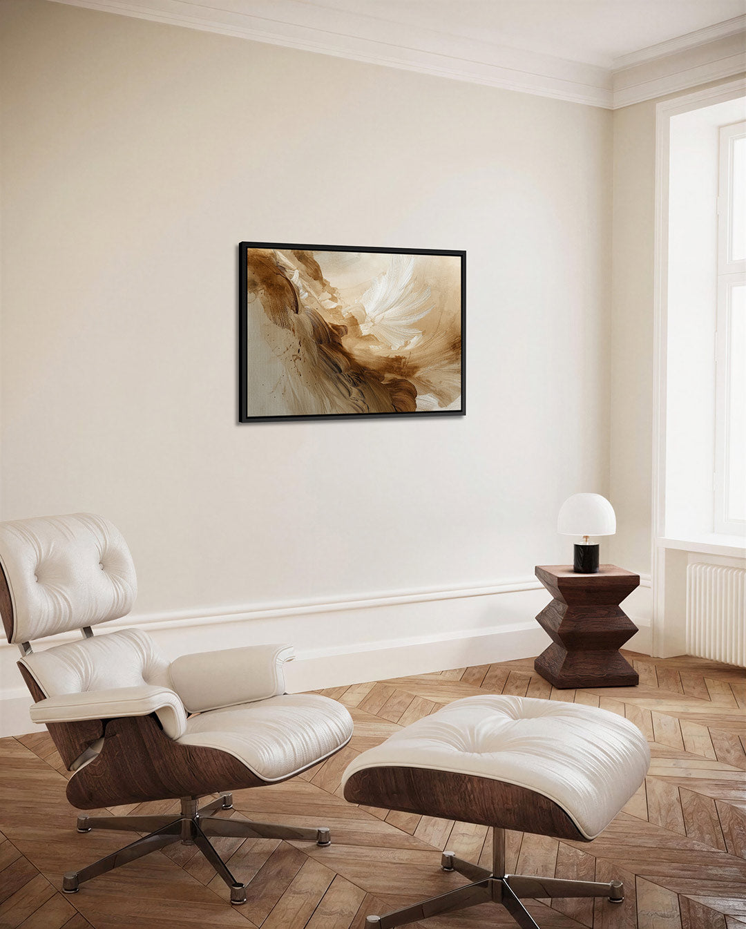 Dynamische vegen – Abstract kunstwerk – alternatieve weergave van het kunstwerk