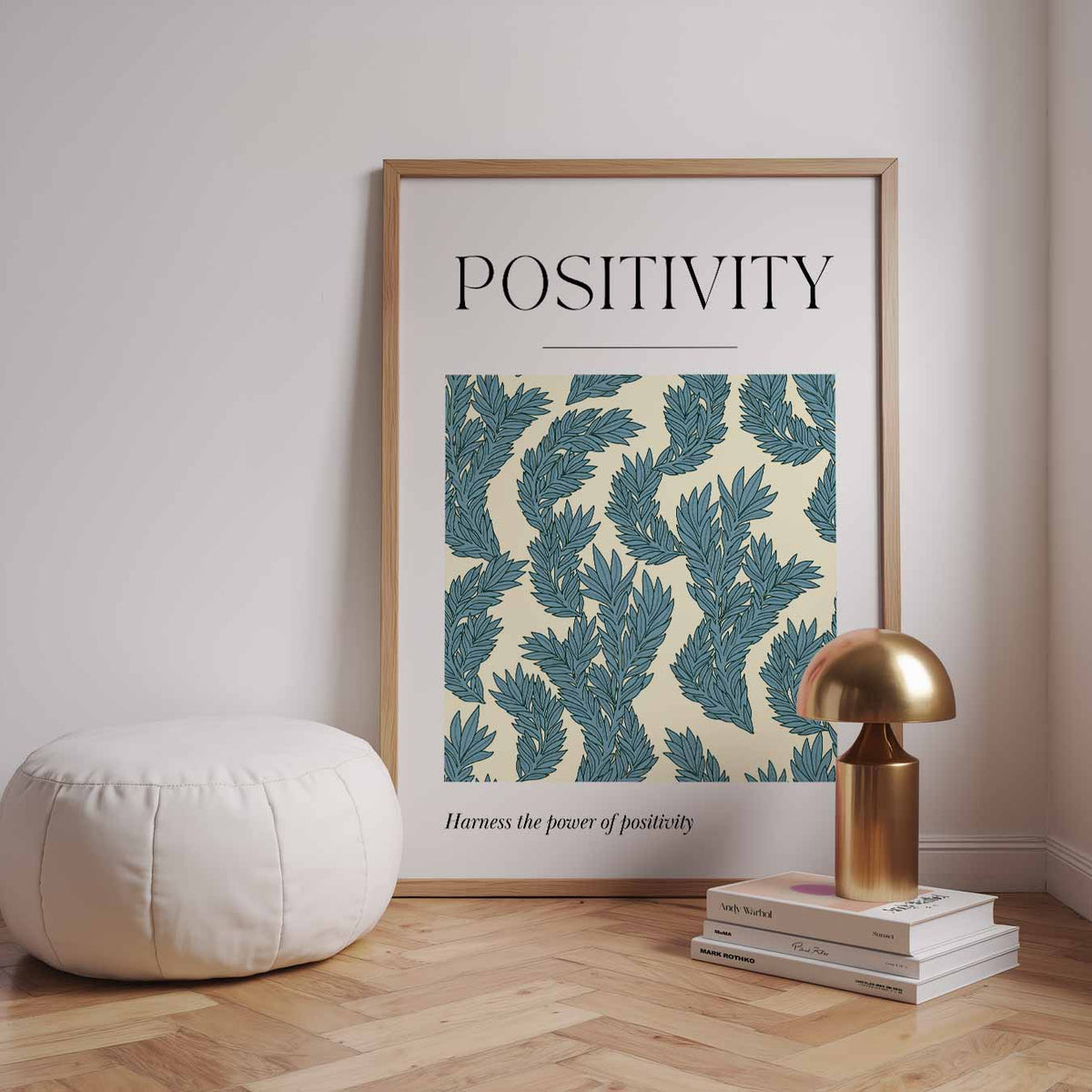 Positivity Botanical – staande muurposter met quote