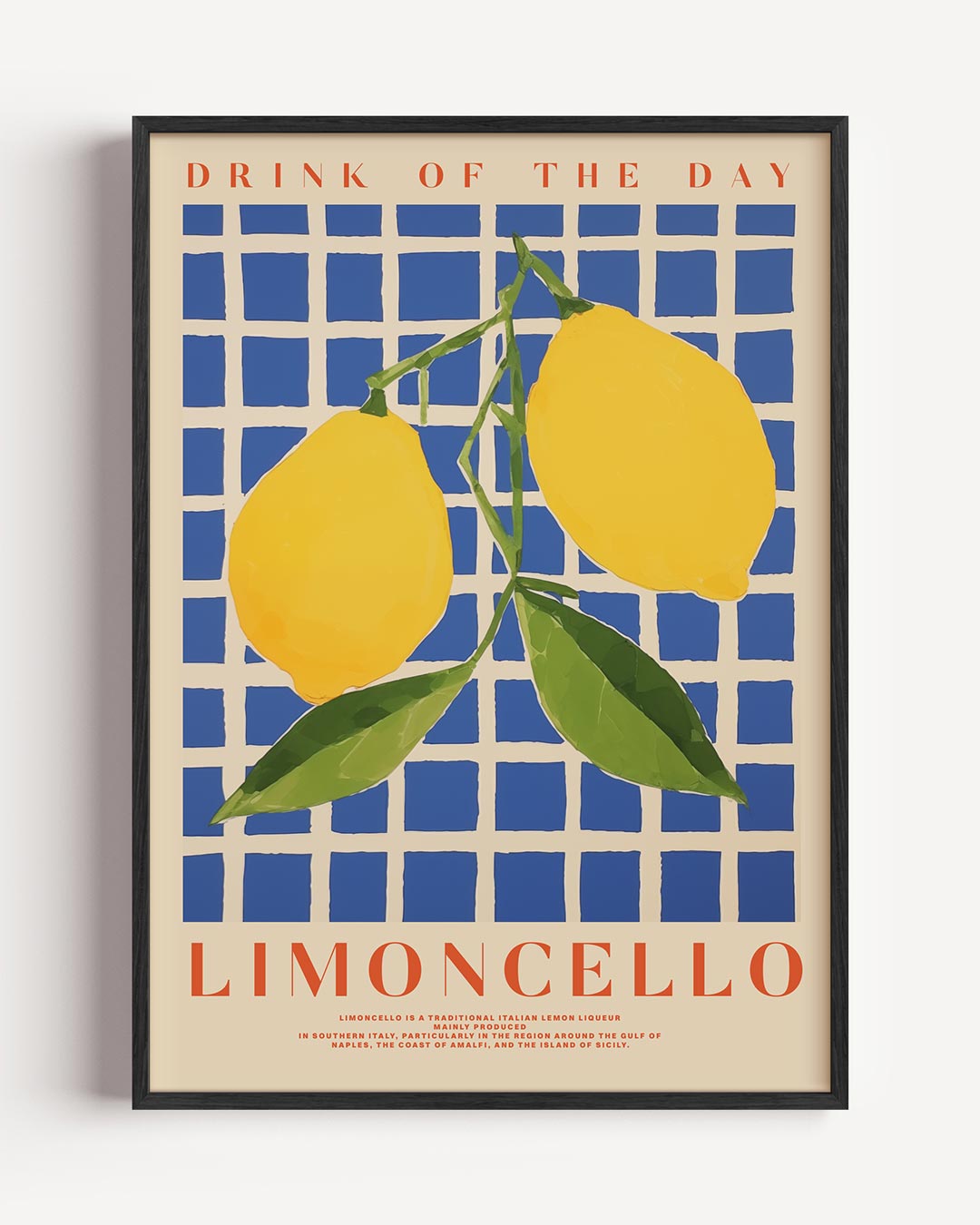 Limoncello Inspiratie – keuken portret poster als wanddecoratie