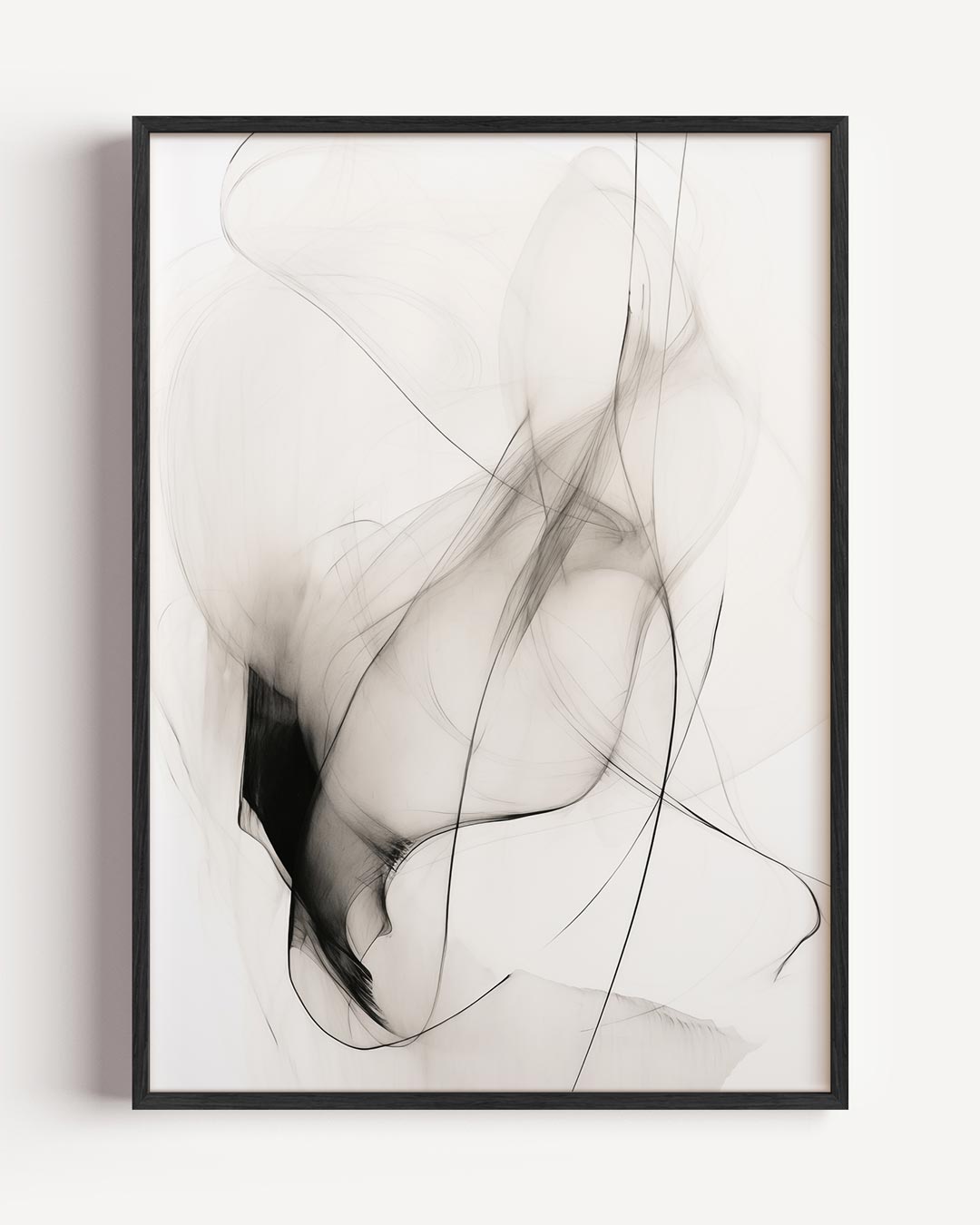 Elegant Abstracte Kunstposter – elegante portret poster als wanddecoratie