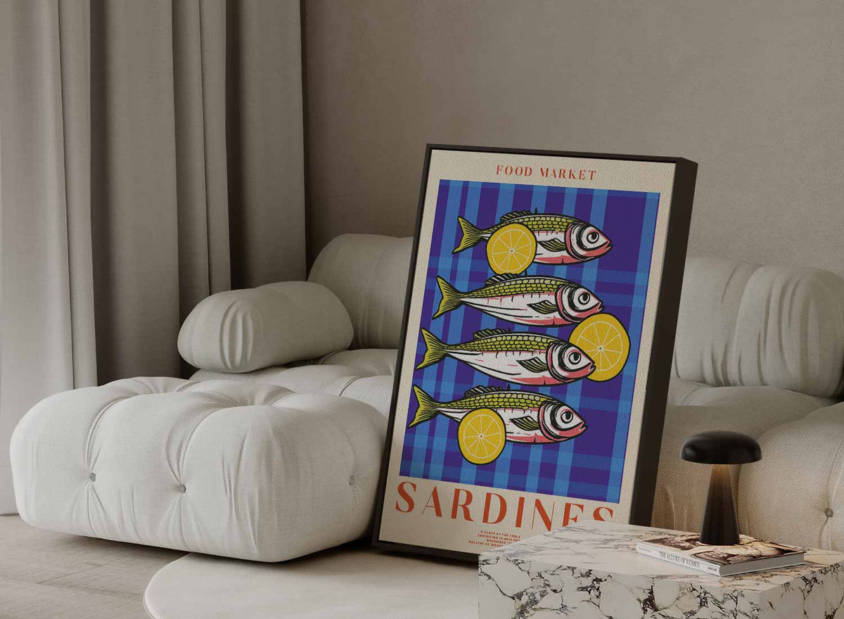 Vrolijke Sardientjes – portret kunstwerk als wanddecoratie, afbeelding 13