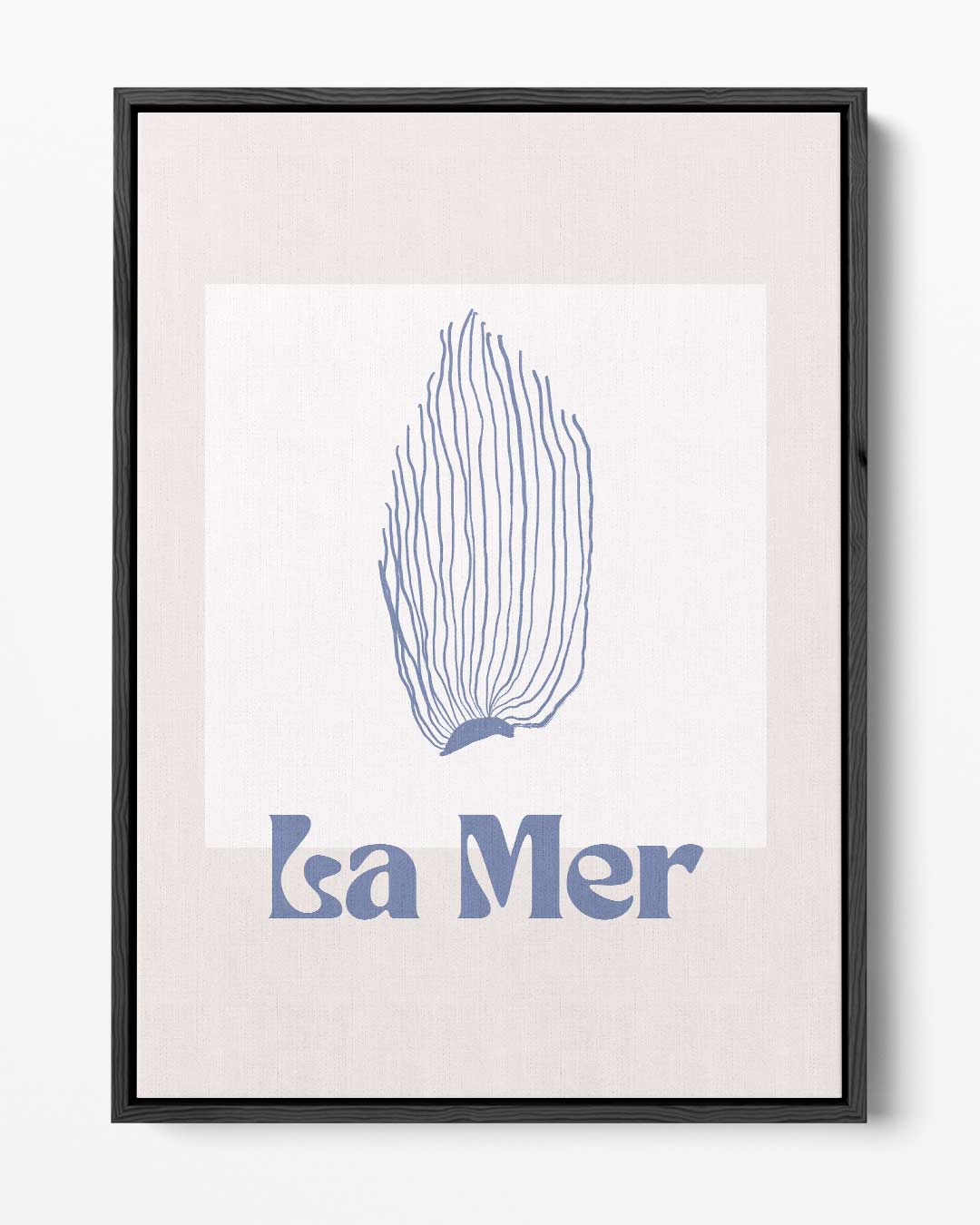 La Mer Zeedroom Print – portret kunstwerk als wanddecoratie