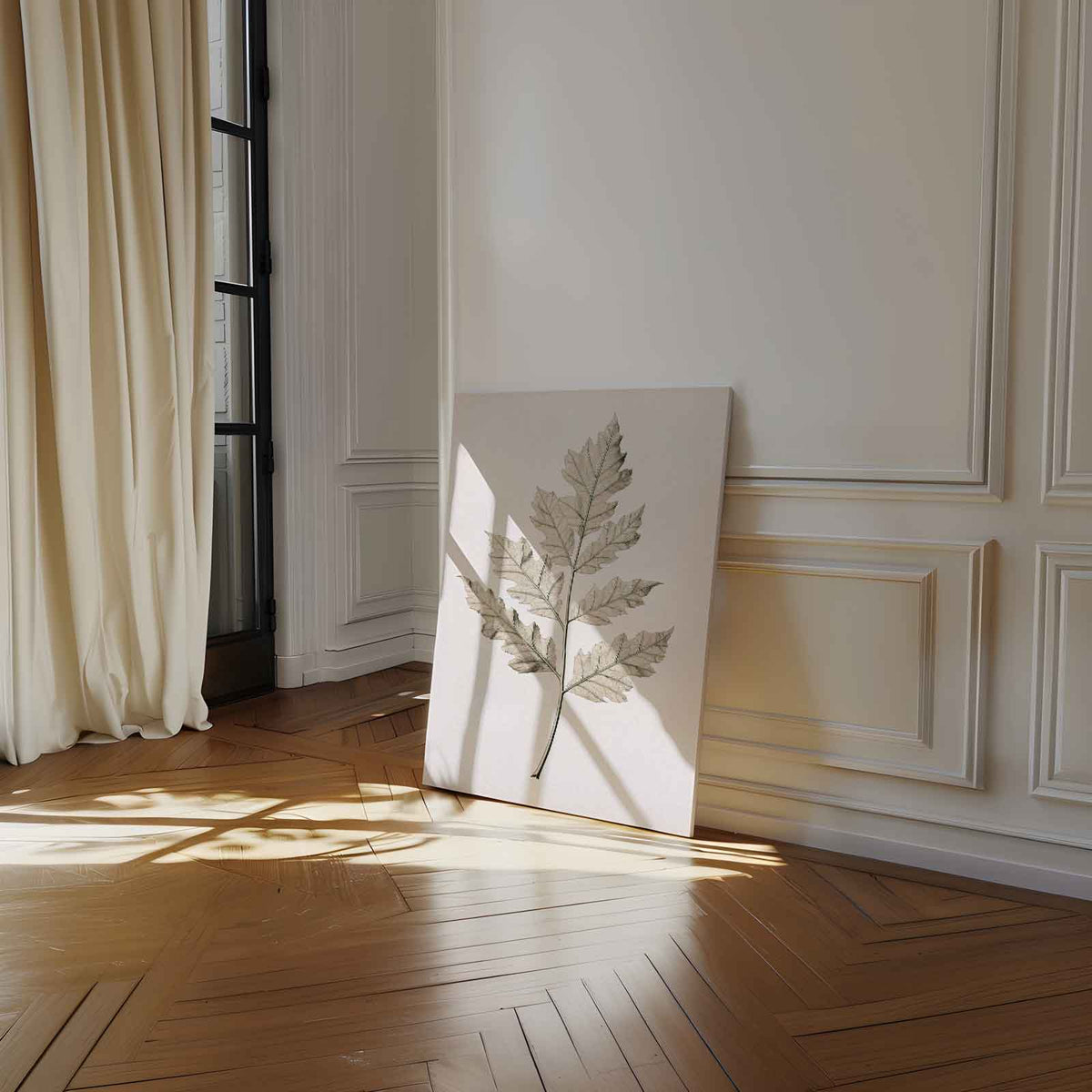 Botanische Elegantielijn – staand kunstwerk voor modern interieur