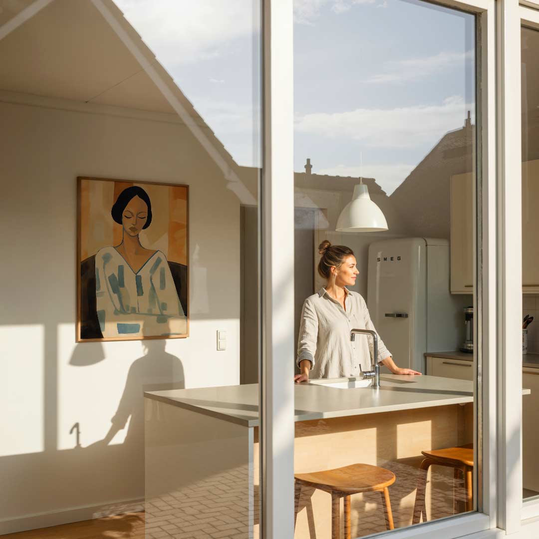 Stijlvolle Portret – vrouwelijke portretposter in staand formaat