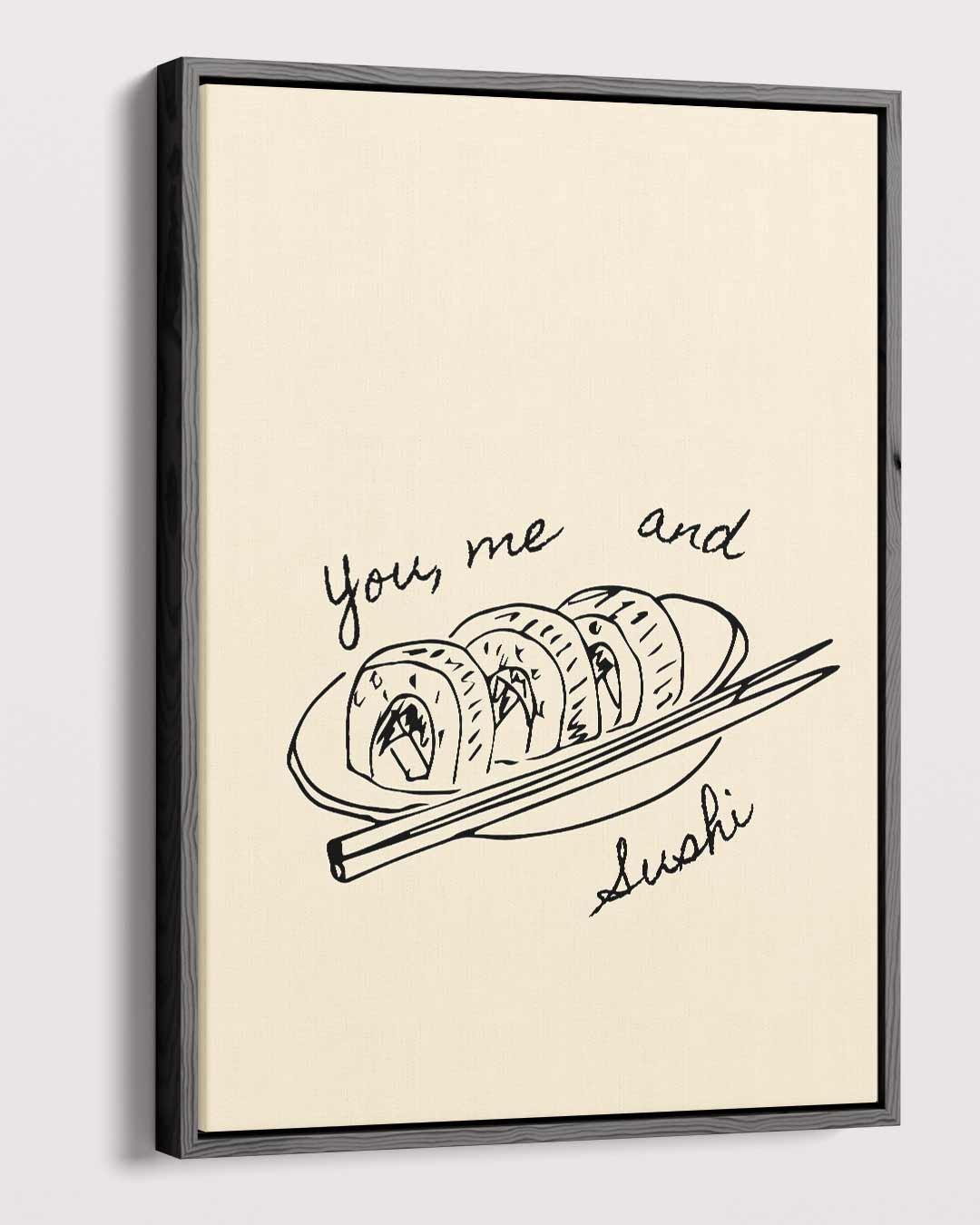 Sushi Art Print – modern portret kunstwerk van WallArtistic