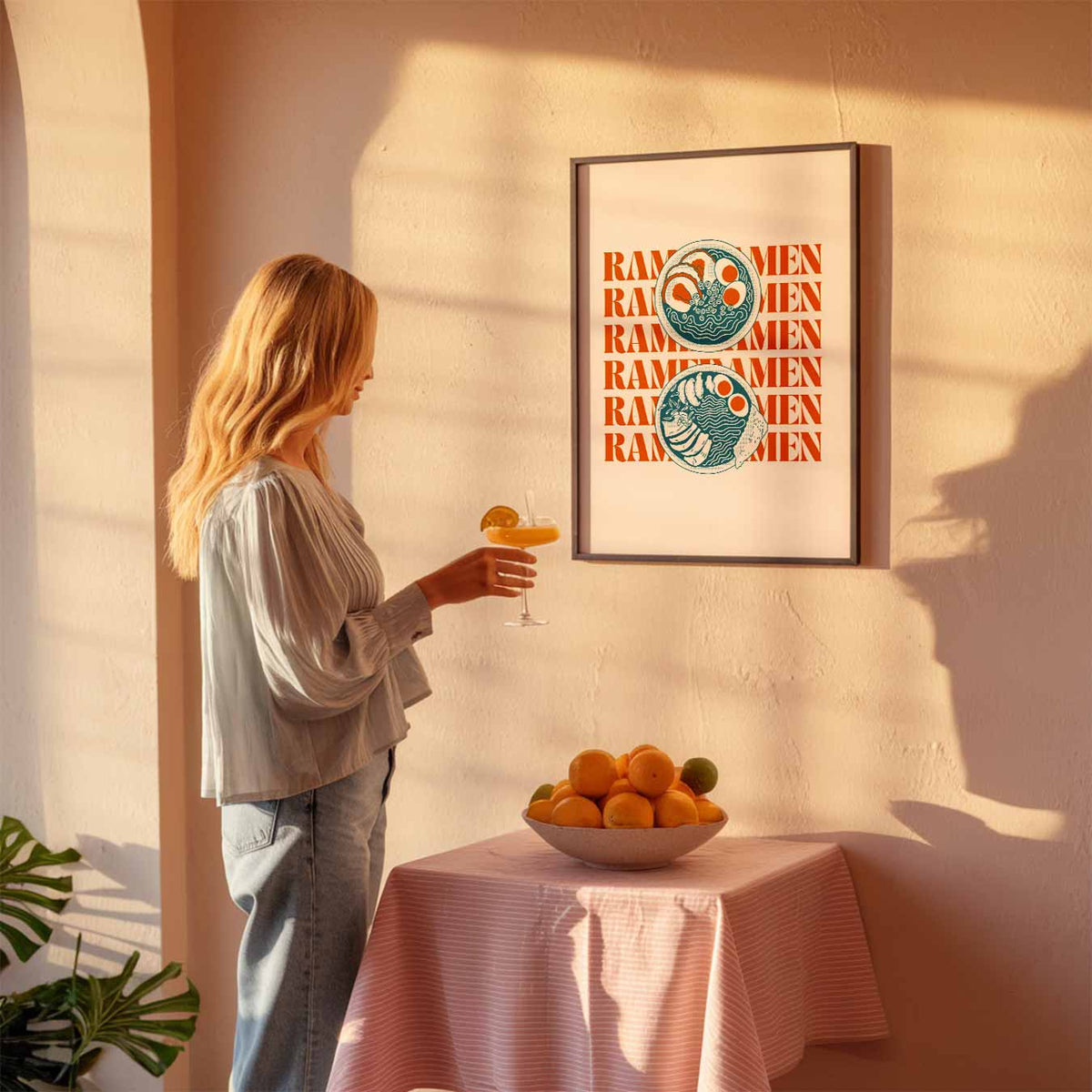 Stijlvolle Ramen – keuken poster als sfeervolle staande wanddecoratie
