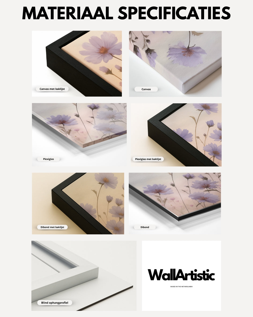 Roodlaarsjes aan Zee – plexiglas kunstwerk als wanddecoratie