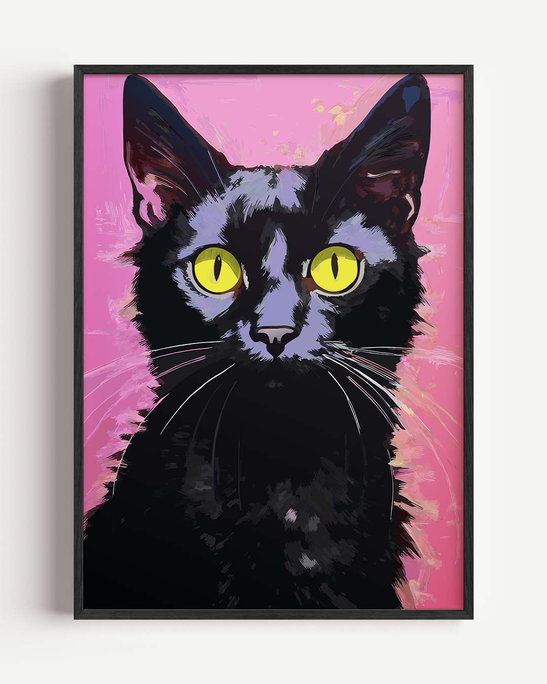Stijlvolle Kattenposter – zomer portret poster als wanddecoratie