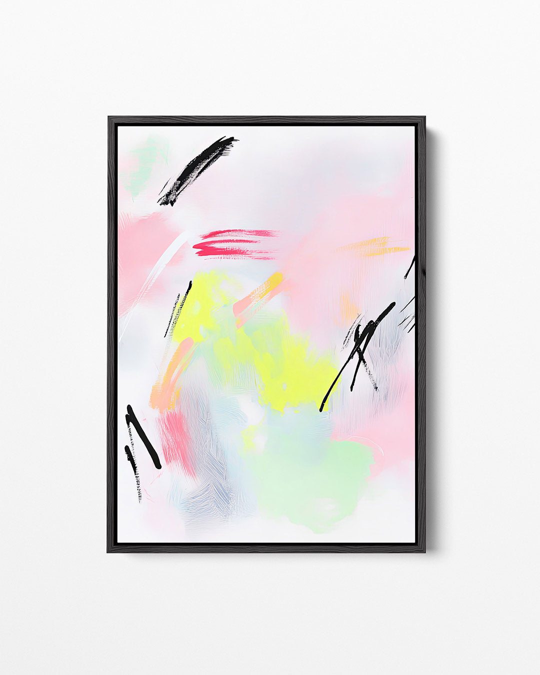 Kleurrijke vegen – staand wanddecoratie kunstwerk