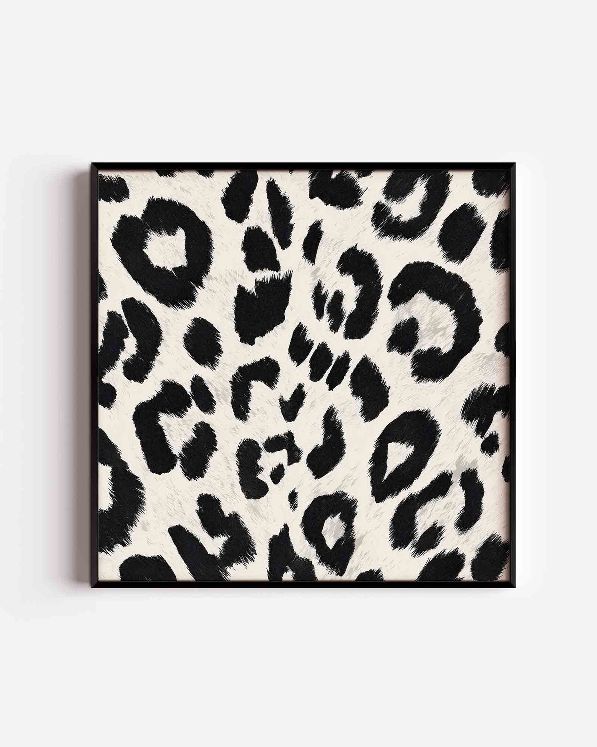 Luipaardpatroon – jungle vierkante poster als wanddecoratie