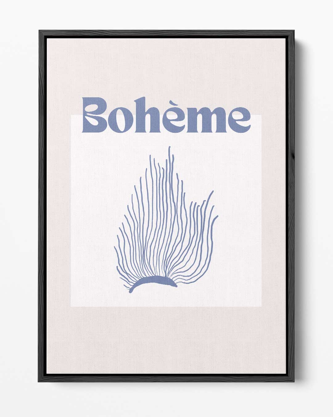 Bohème Poster – portret kunstwerk als wanddecoratie