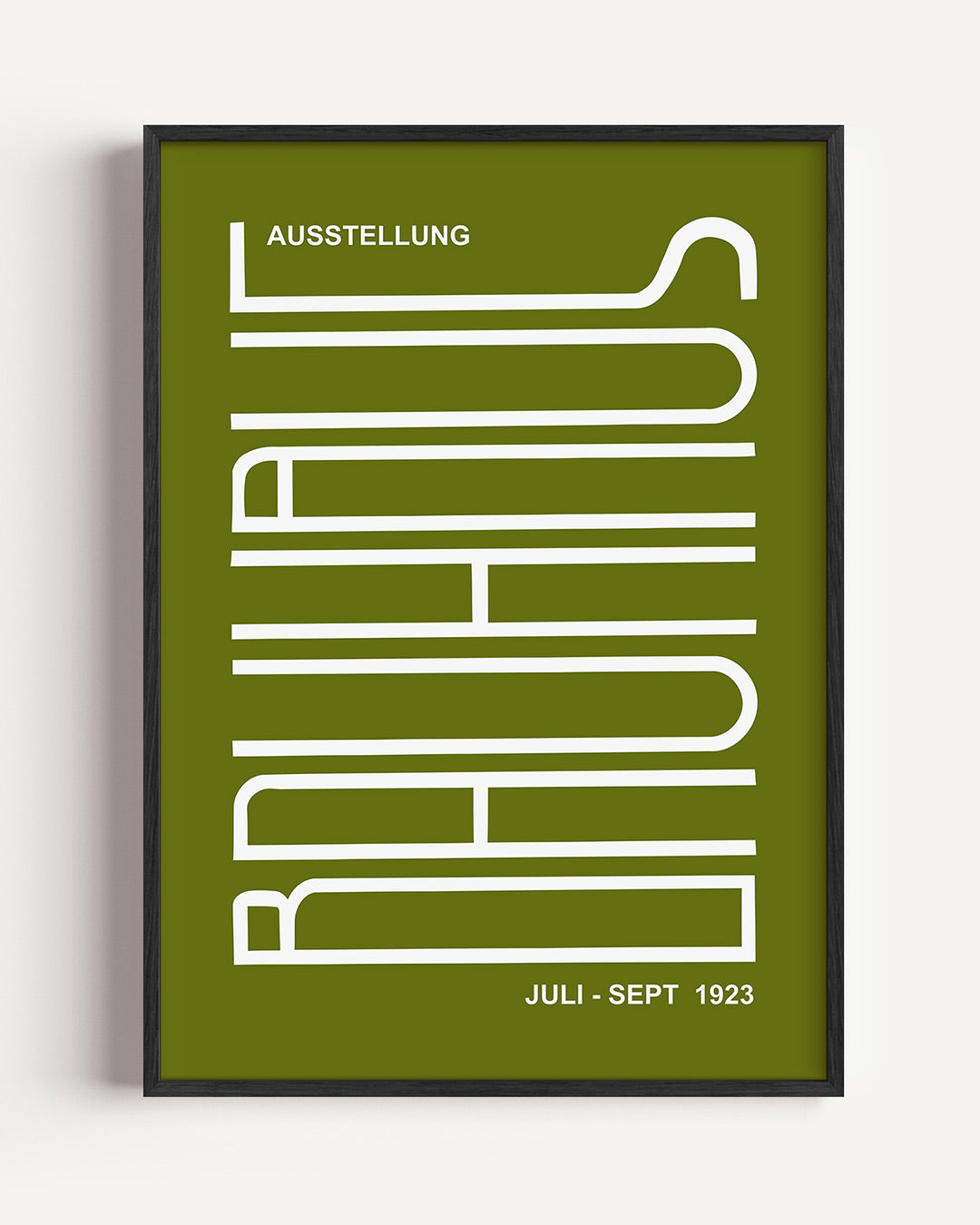 Abstracte – staande Bauhaus poster als wanddecoratie