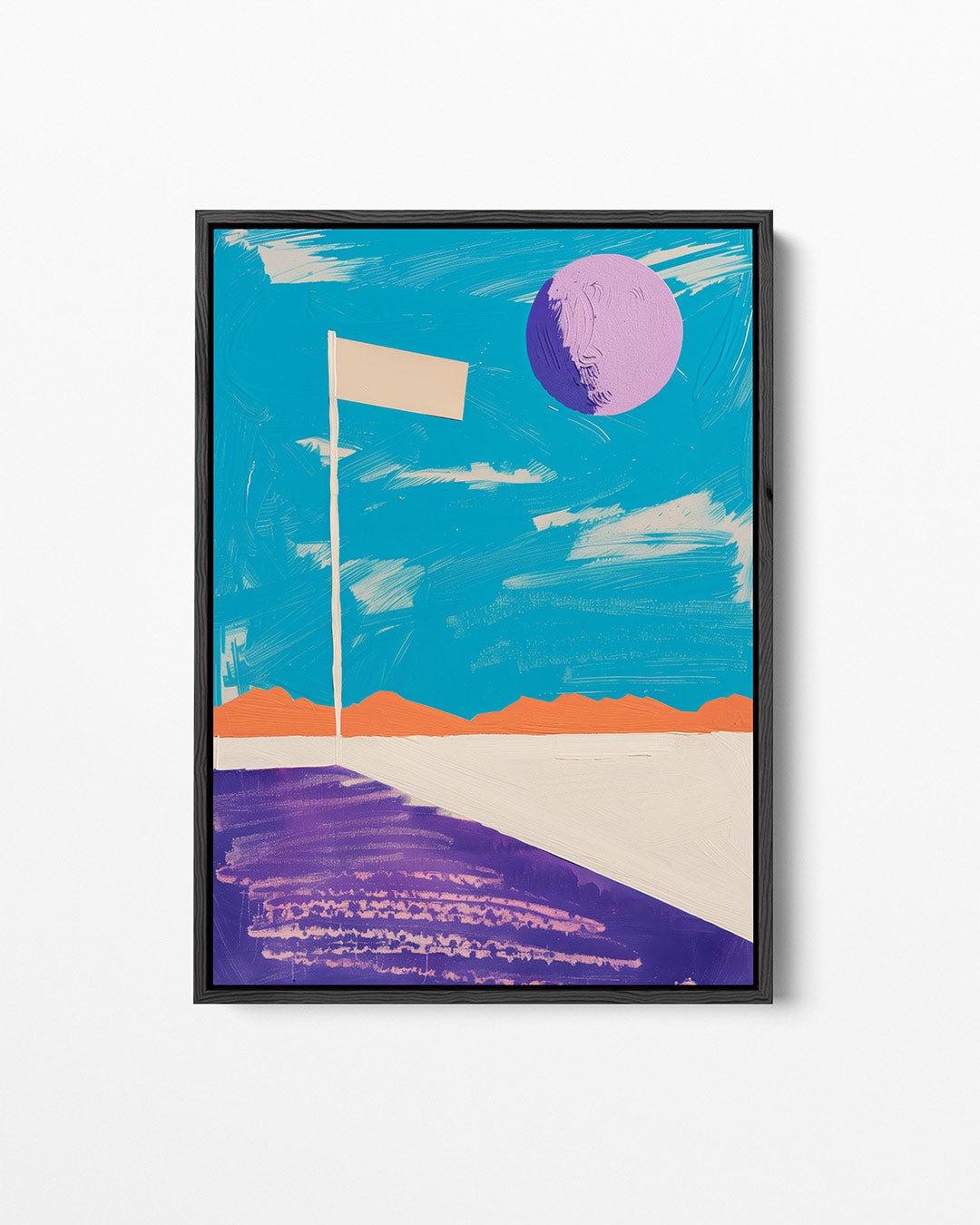 Geometrische kleurencompositie – Geometrische – staand wanddecoratie kunstwerk