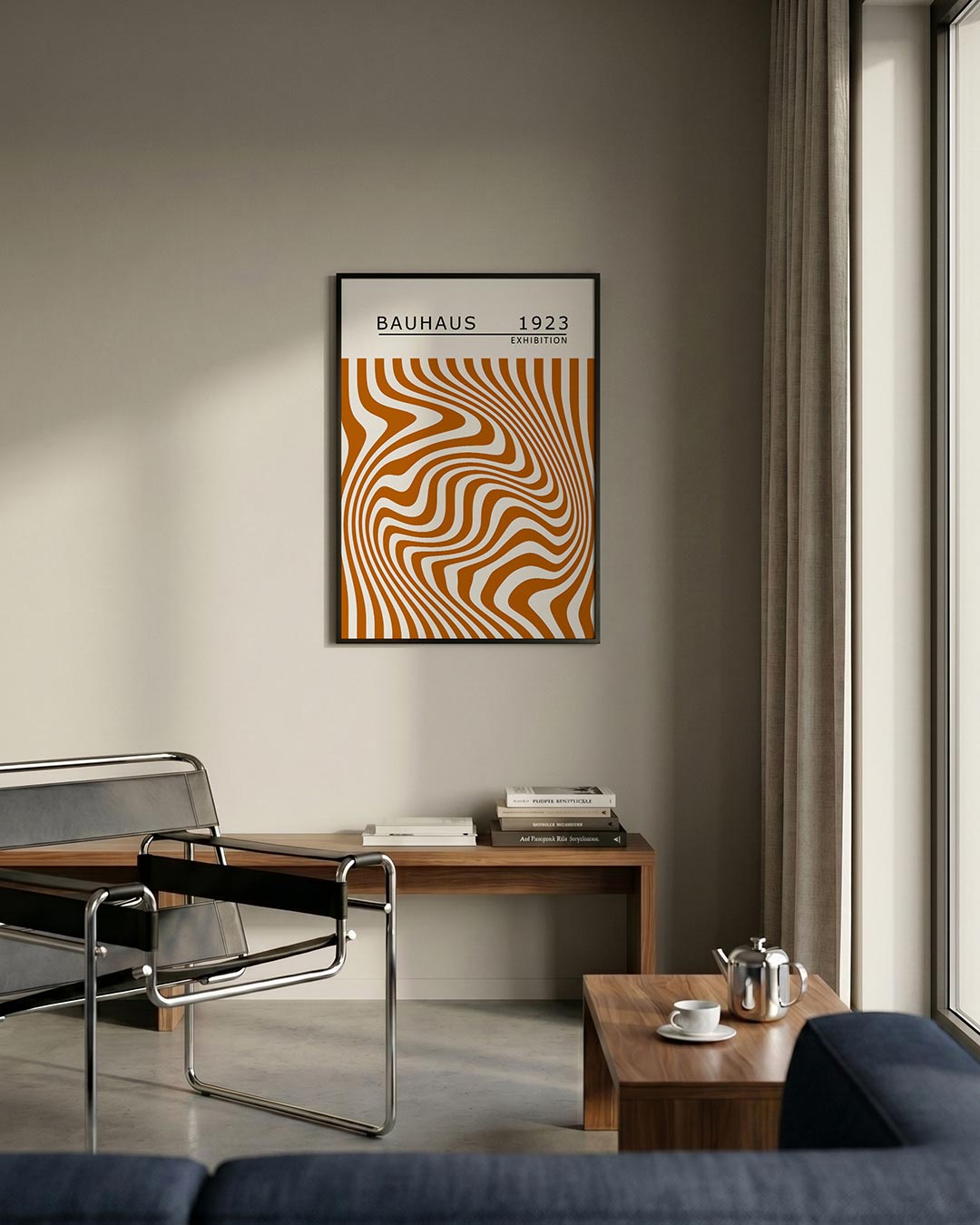  – staande Bauhaus poster voor aan de muur