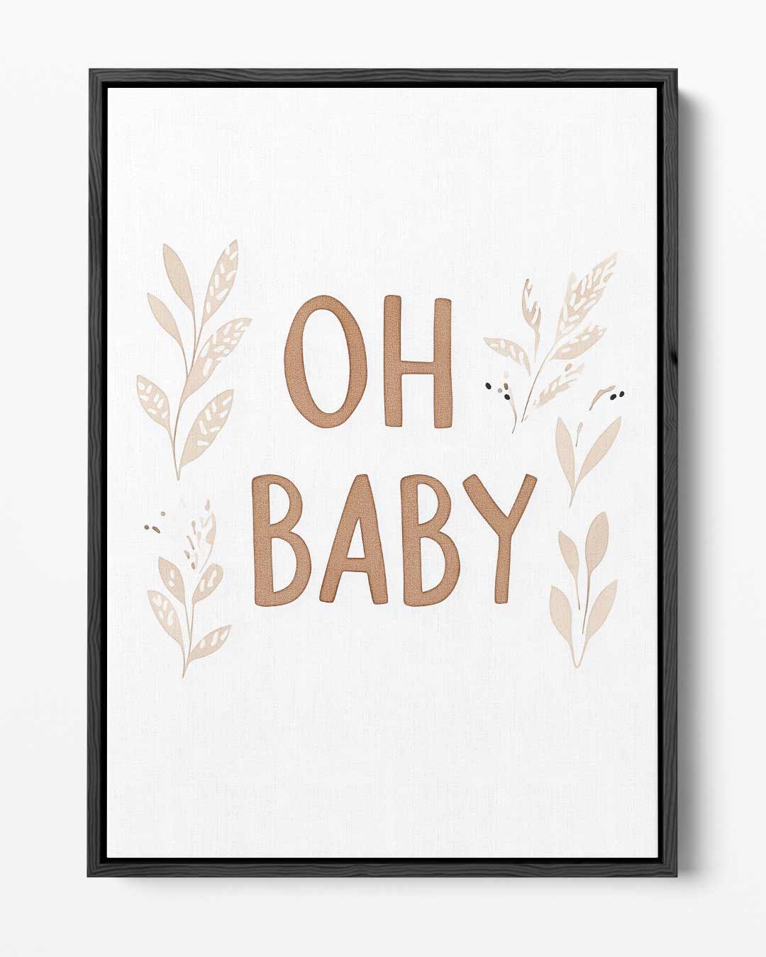 Oh Baby Wanddecoratie – portret kunstwerk als wanddecoratie