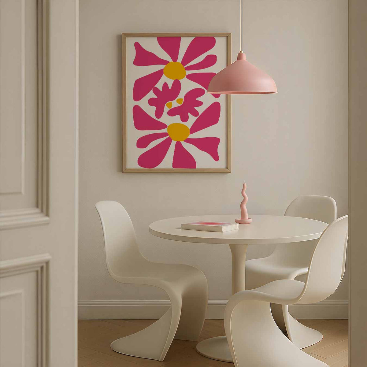 Bloemenfeest Wall Art – bloemen poster in staand formaat