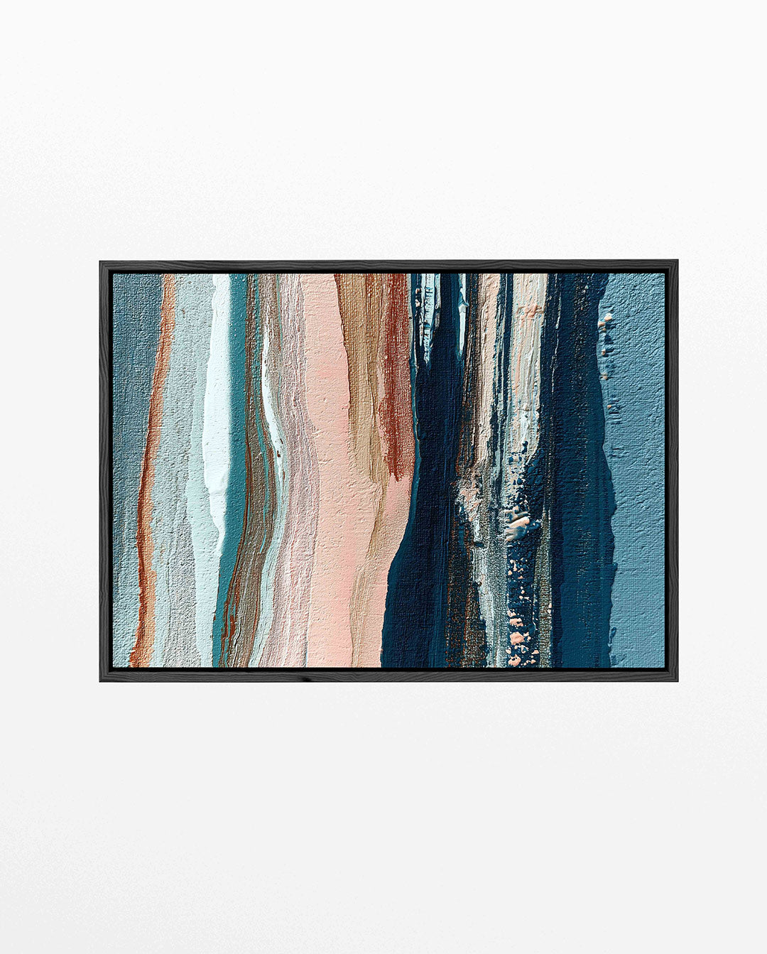 Verticale kleurenstroken – Abstract kunstwerk – liggend abstract kunstwerk