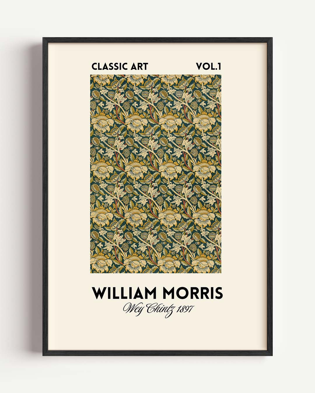 William Morris Wey Chintz 1887 – William Morris portret poster als wanddecoratie