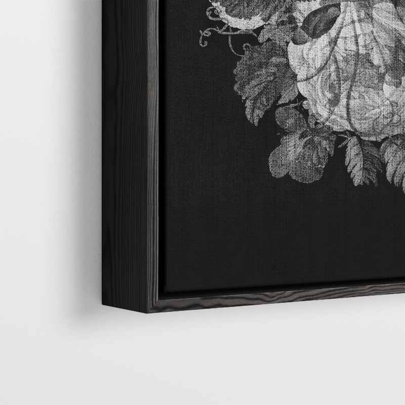 Mystieke Bloemenweelde – plexiglas wanddecoratie in portret formaat