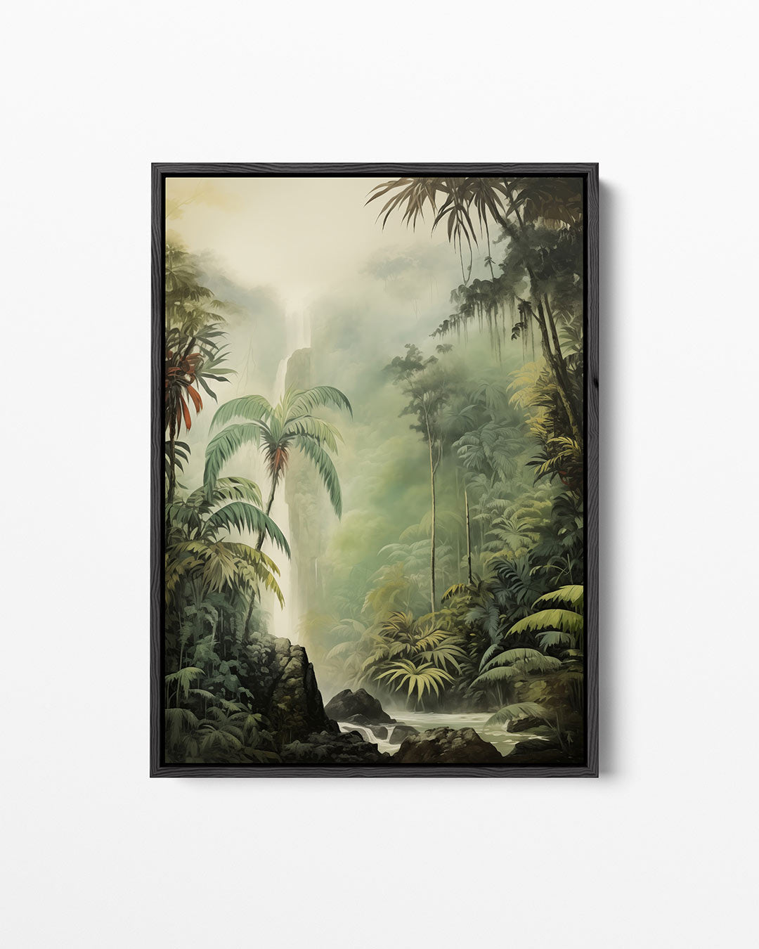 Tropisch boslandschap – staand wanddecoratie kunstwerk