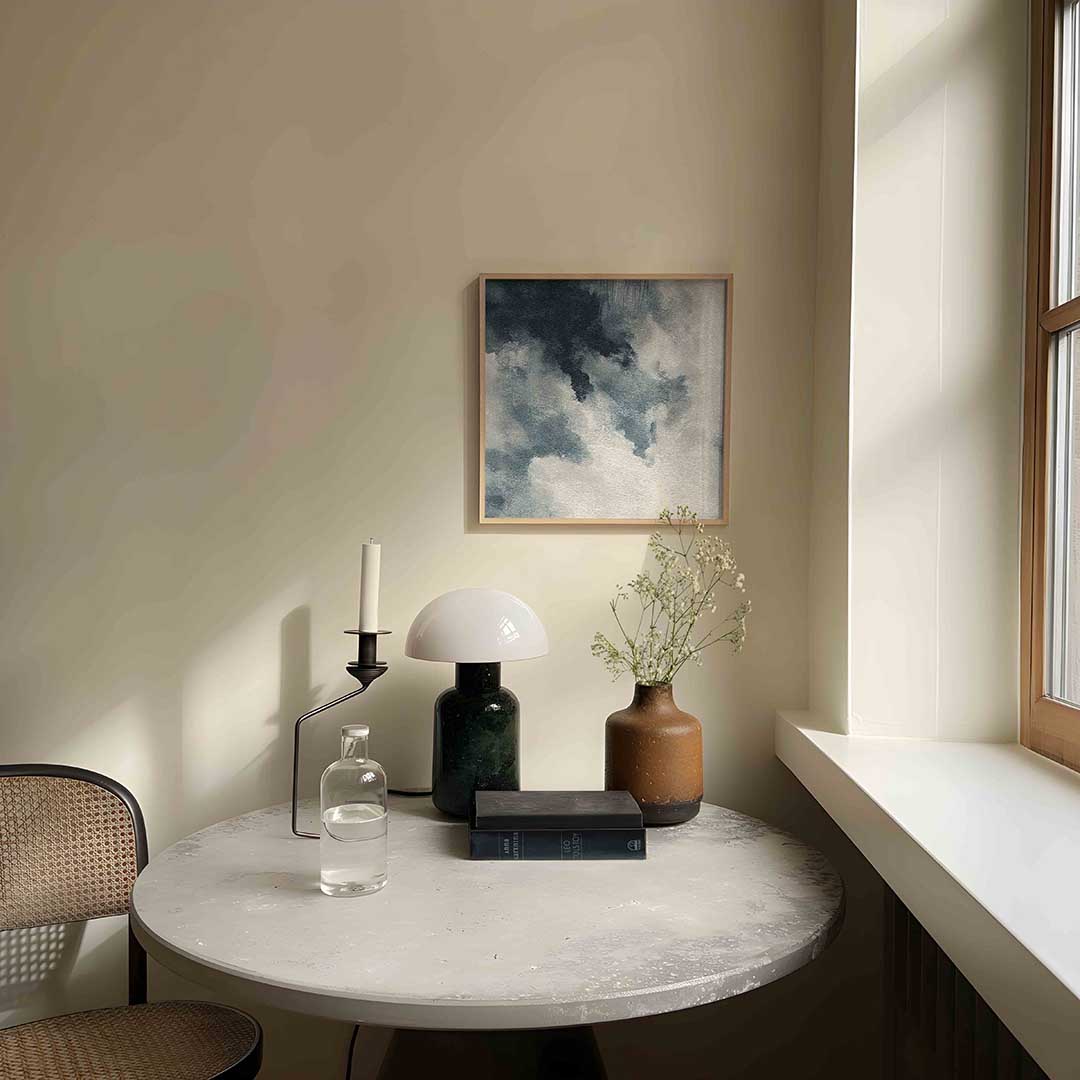 Abstracte wolken – abstracte poster in vierkant formaat