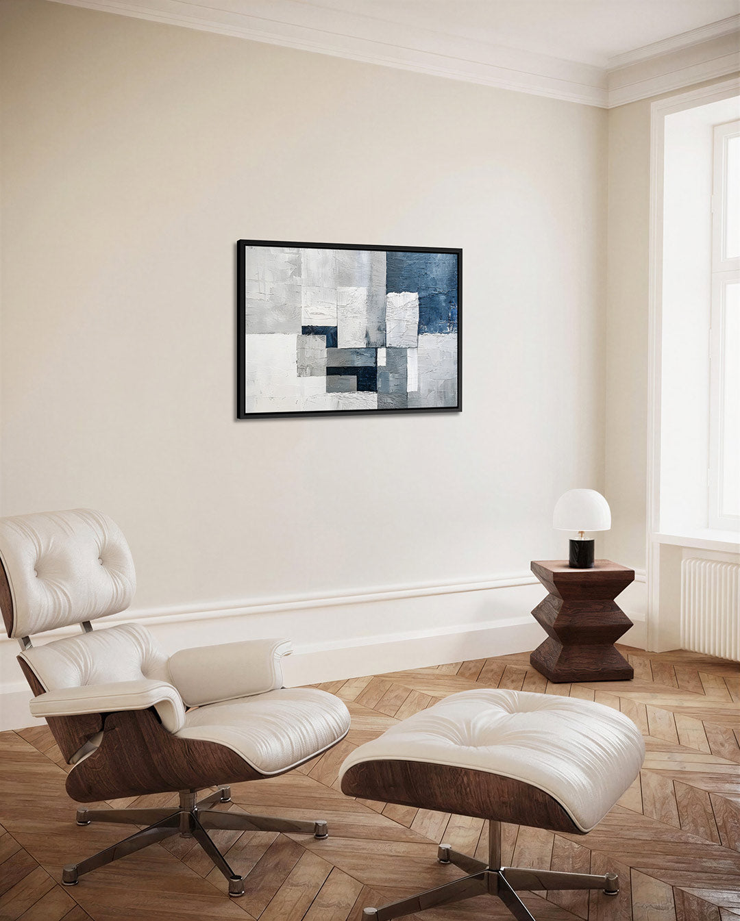 Geometrische compositie – alternatieve weergave van het kunstwerk
