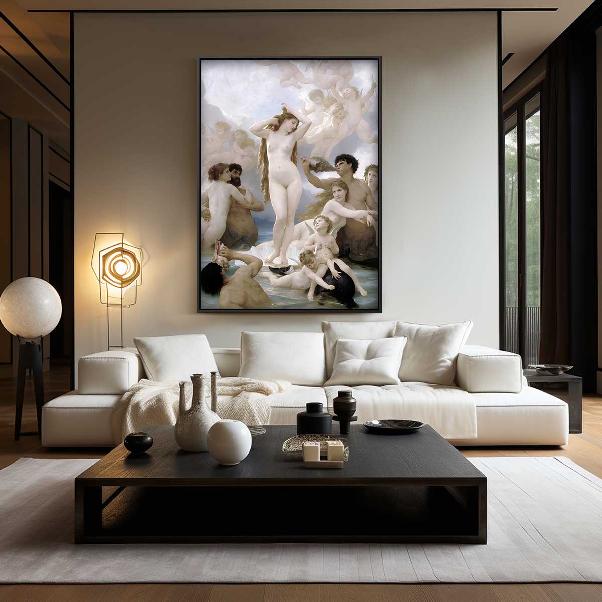 De Geboorte van Venus – staand kunstwerk voor modern interieur