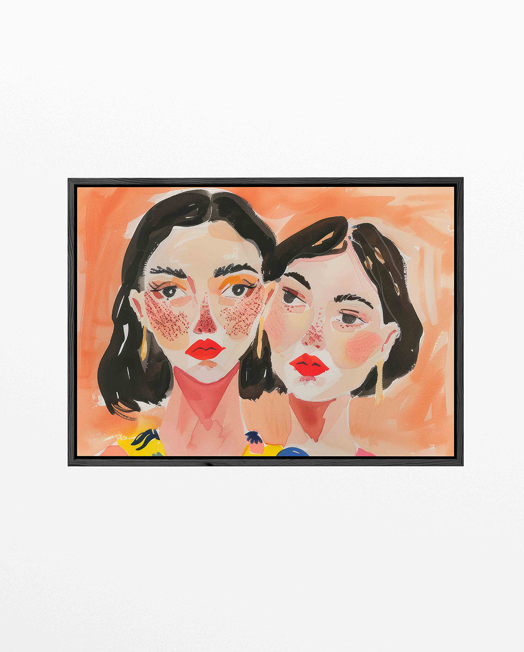 Expressieve portretten – liggend portret kunstwerk