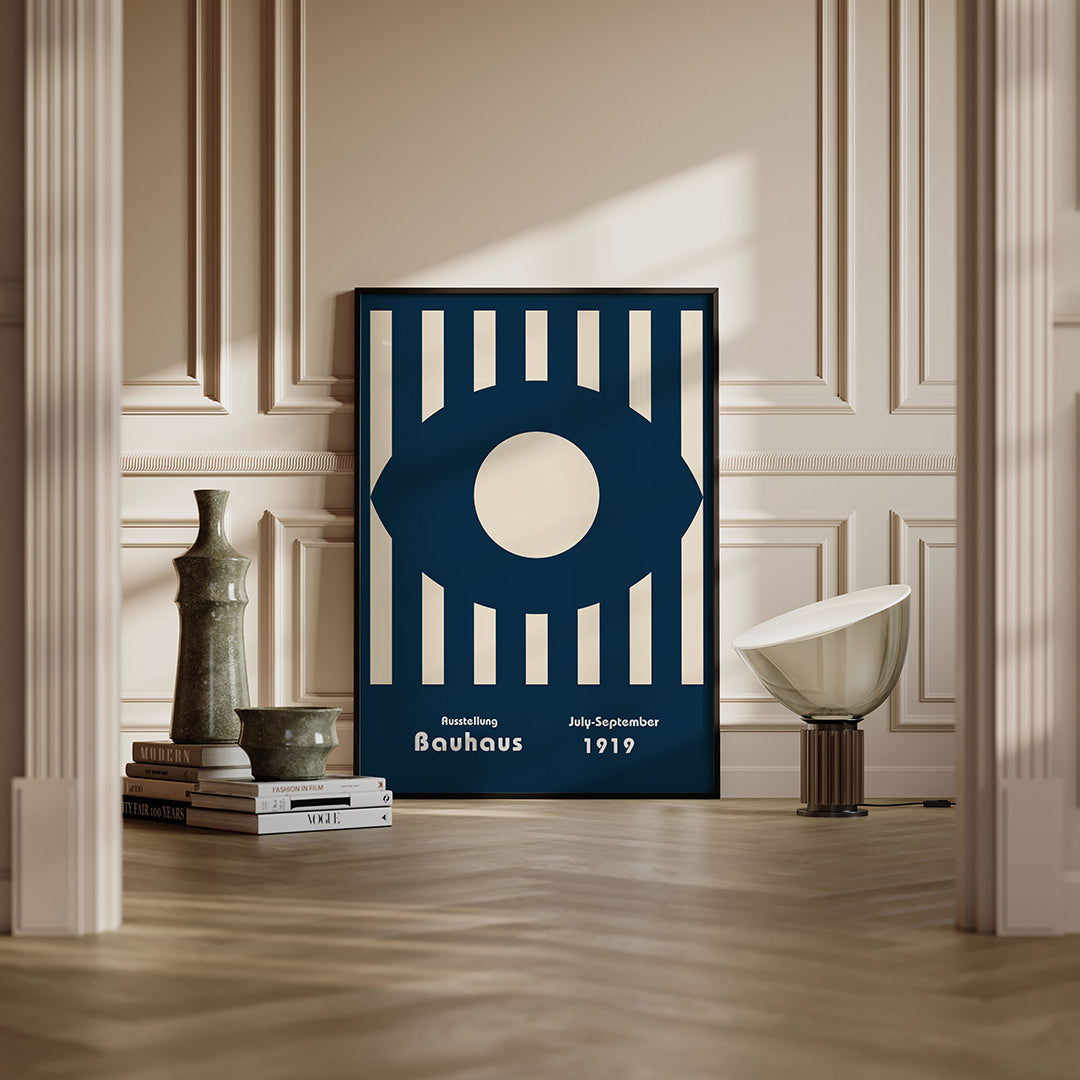 Vorm en balans – moderne Bauhaus wandkunst als poster
