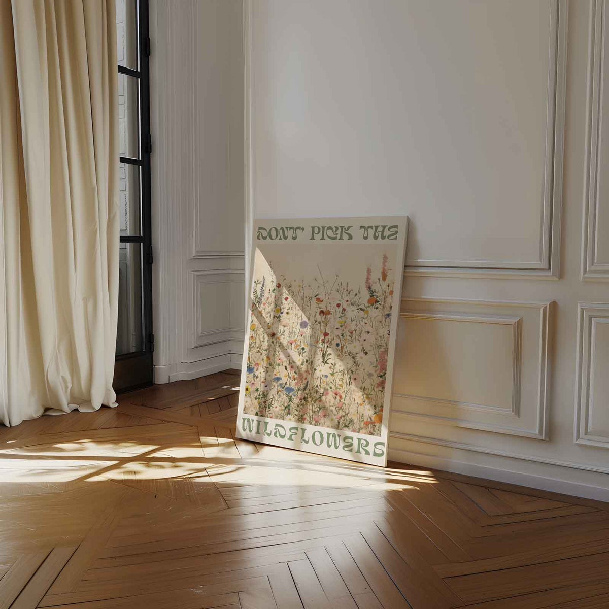 Wilde Bloemen Velden Kunstprint – dibond kunstwerk als wanddecoratie