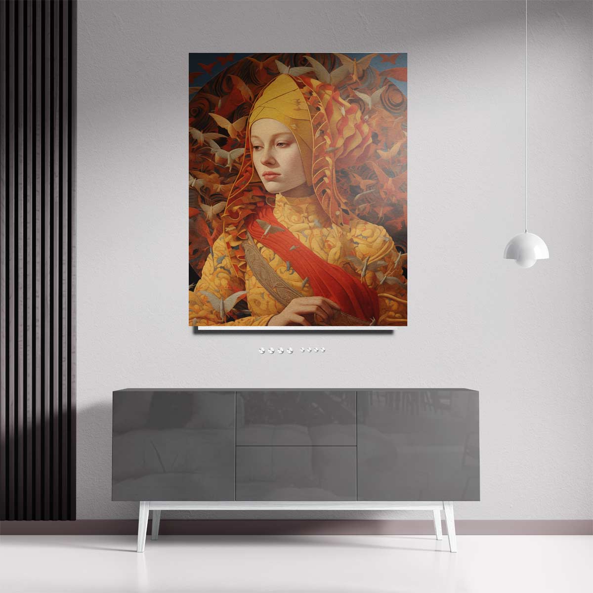 Vlinders in Verbeelding – staande wandkunst voor woonkamer of interieur