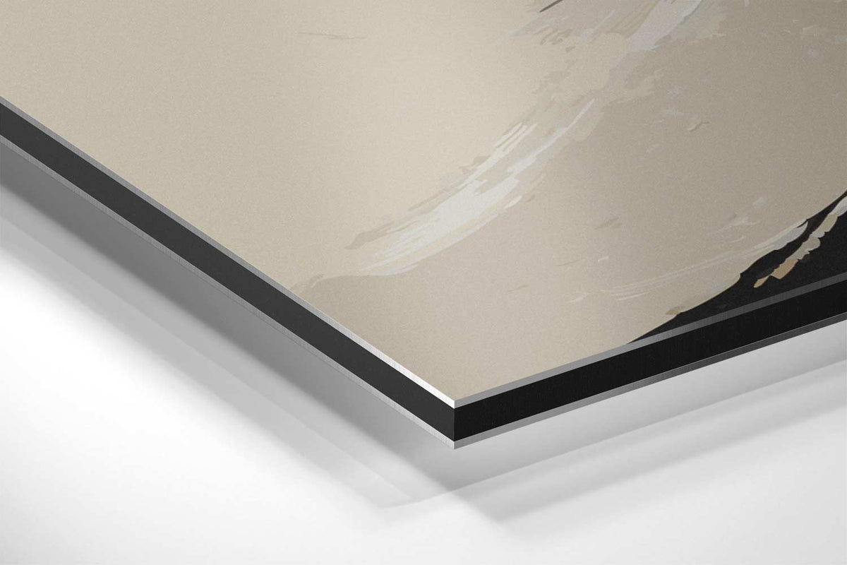 Abstracte Elegantie – canvas kunstwerk als wanddecoratie