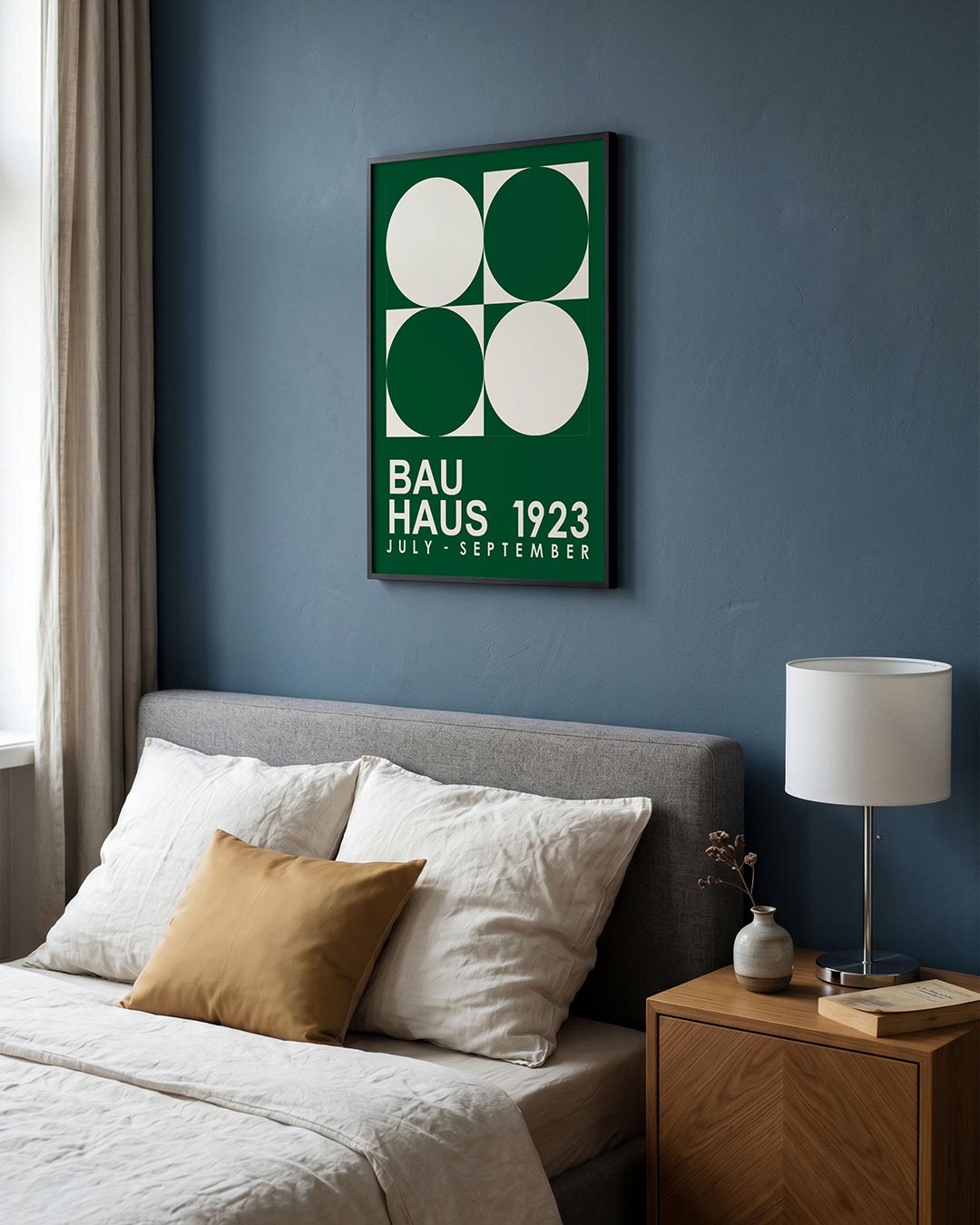  – staande Bauhaus poster voor aan de muur