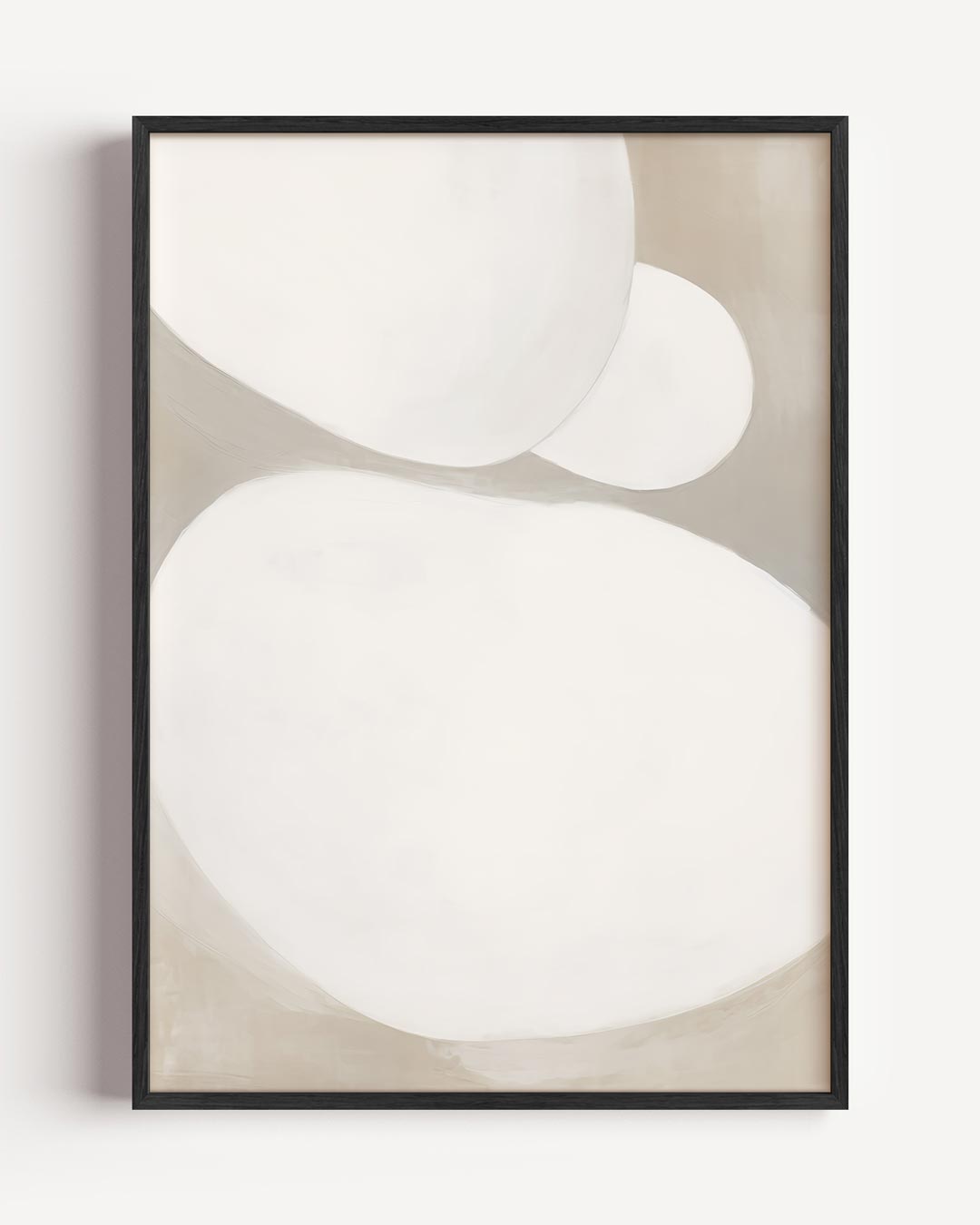 Zachte Organische Vormen – abstracte portret poster als wanddecoratie