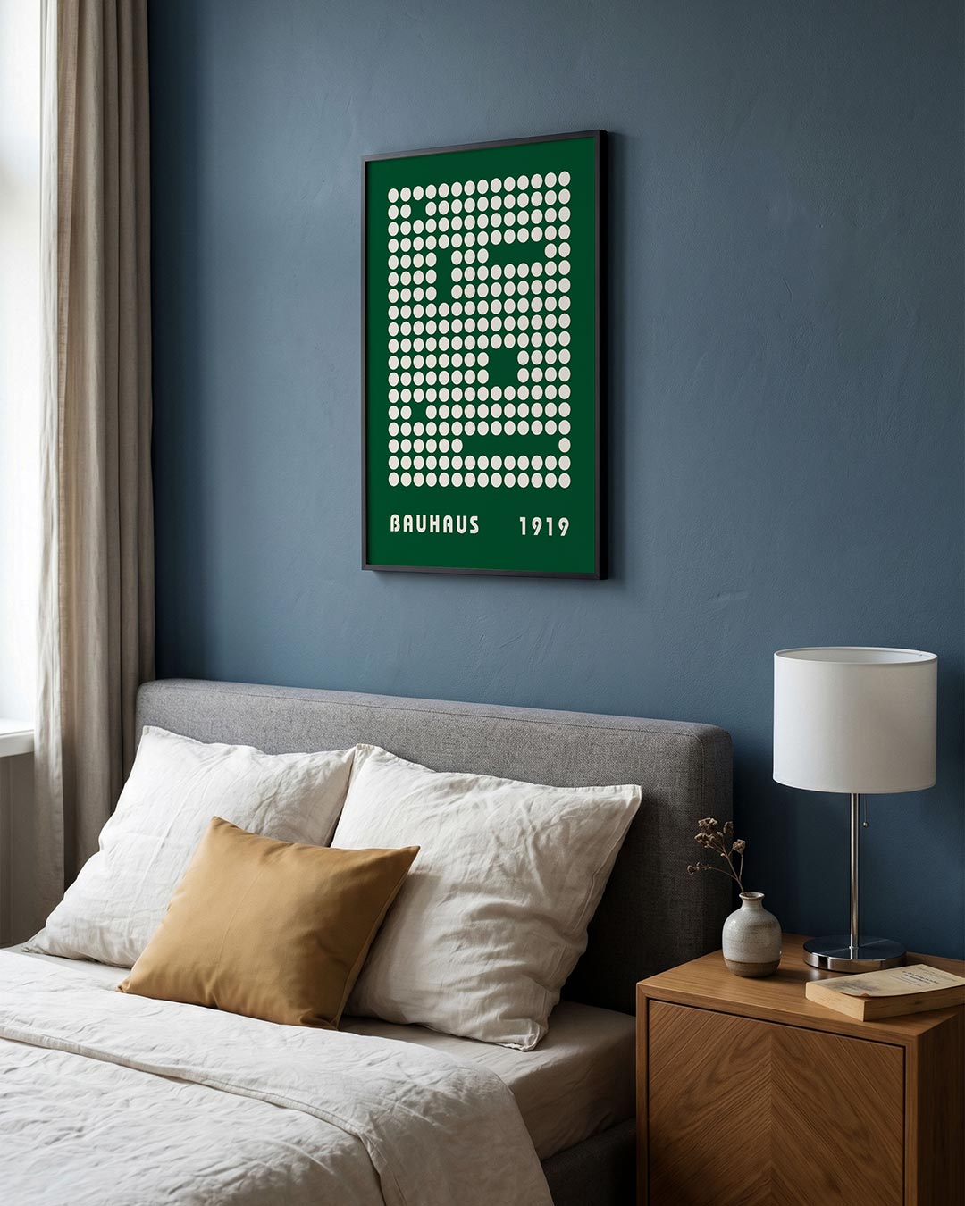  – staande Bauhaus poster voor aan de muur