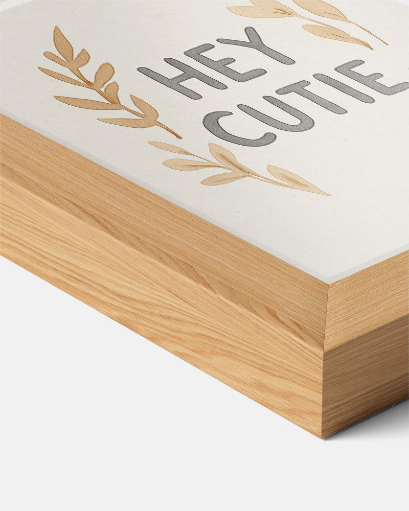 Hey Cutie Botanische – kids poster als vrolijke staande wanddecoratie