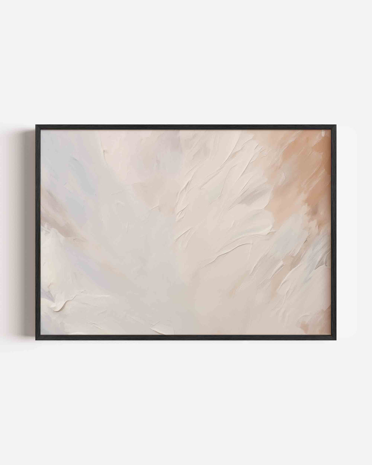 Abstracte beige textuur – kleurrijke abstracte landscape poster als wanddecoratie