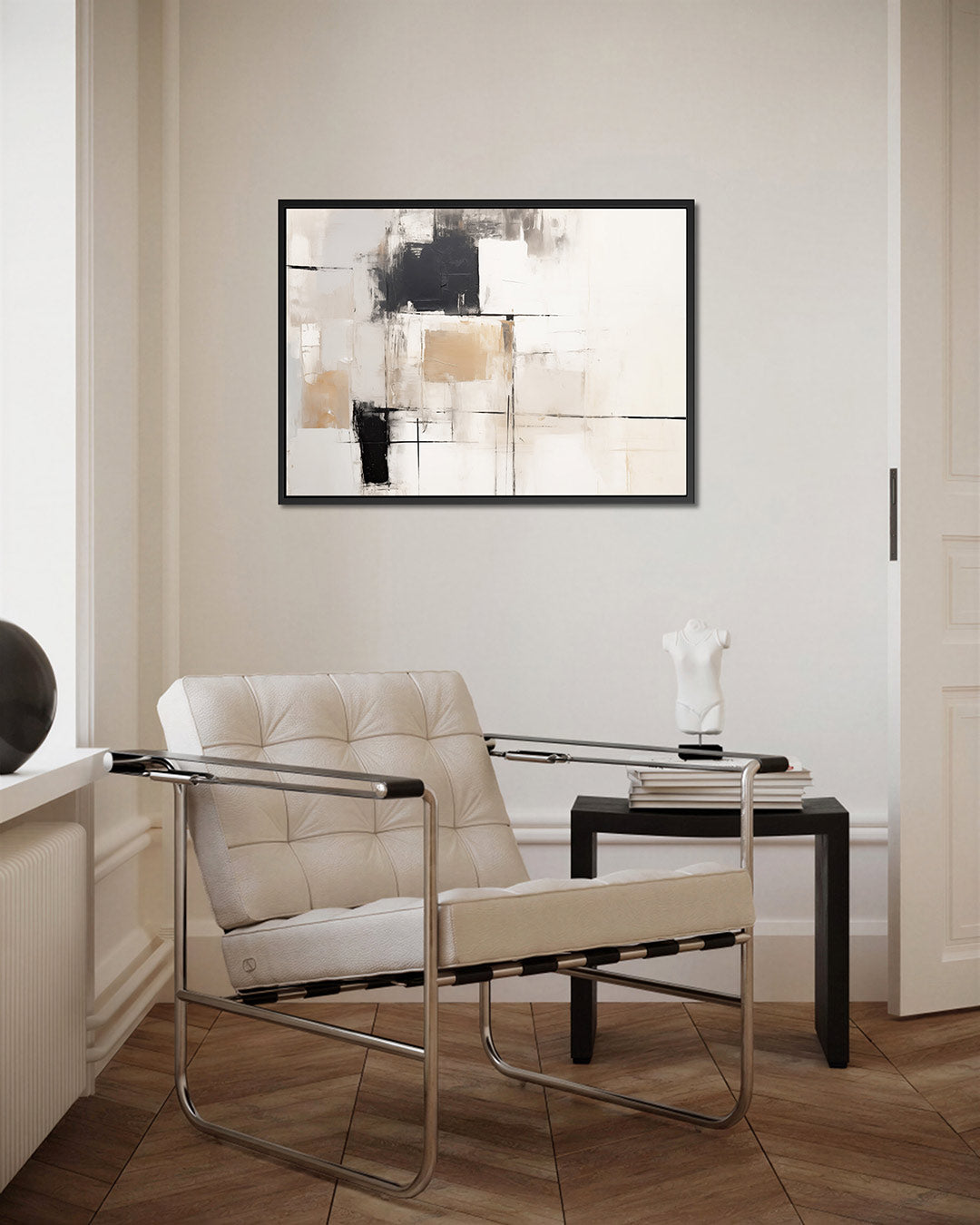 Geometrische compositie – Geometrische – kunstwerk op canvas, dibond of plexiglas