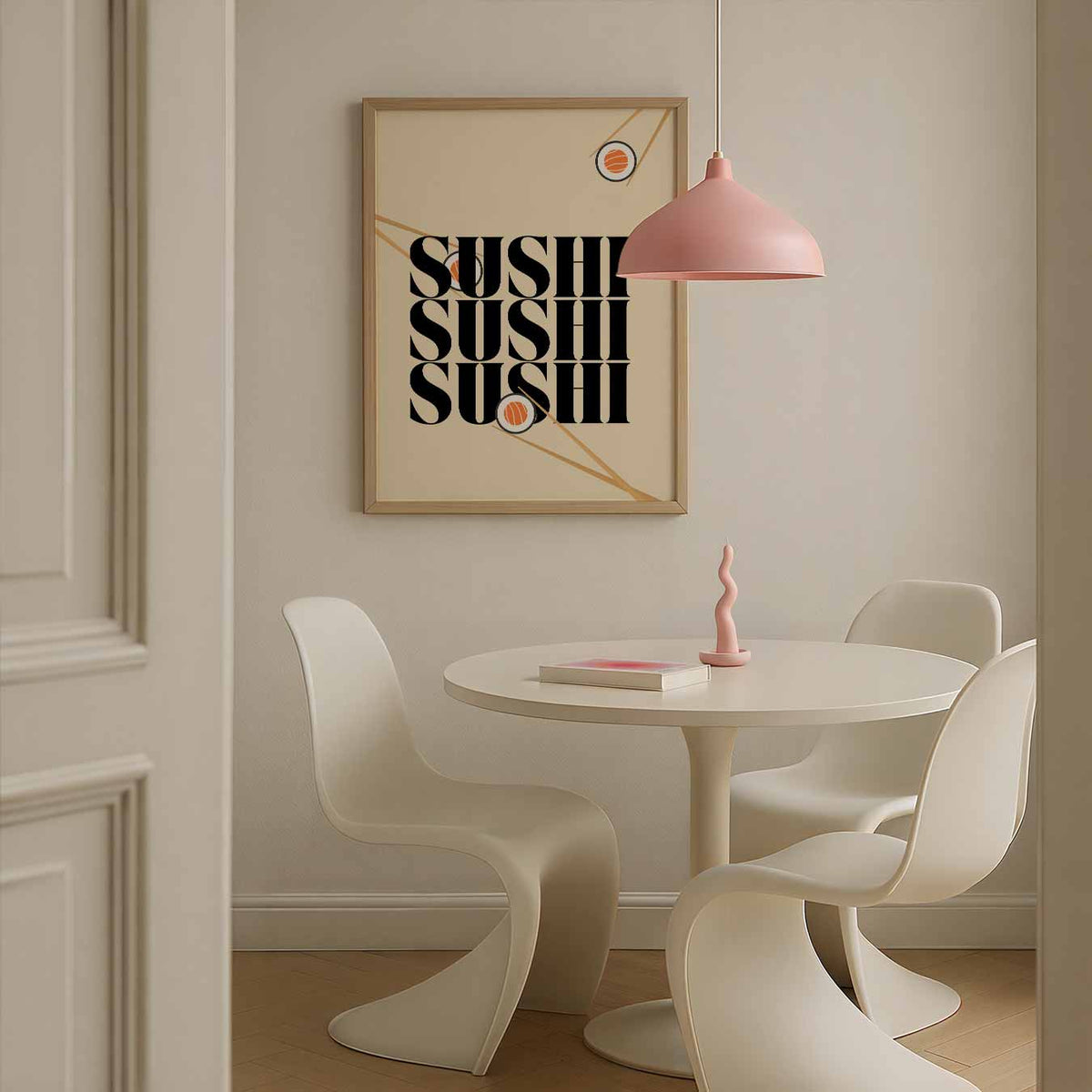 Sushi Liefhebbers – culinaire wandkunst als portret poster