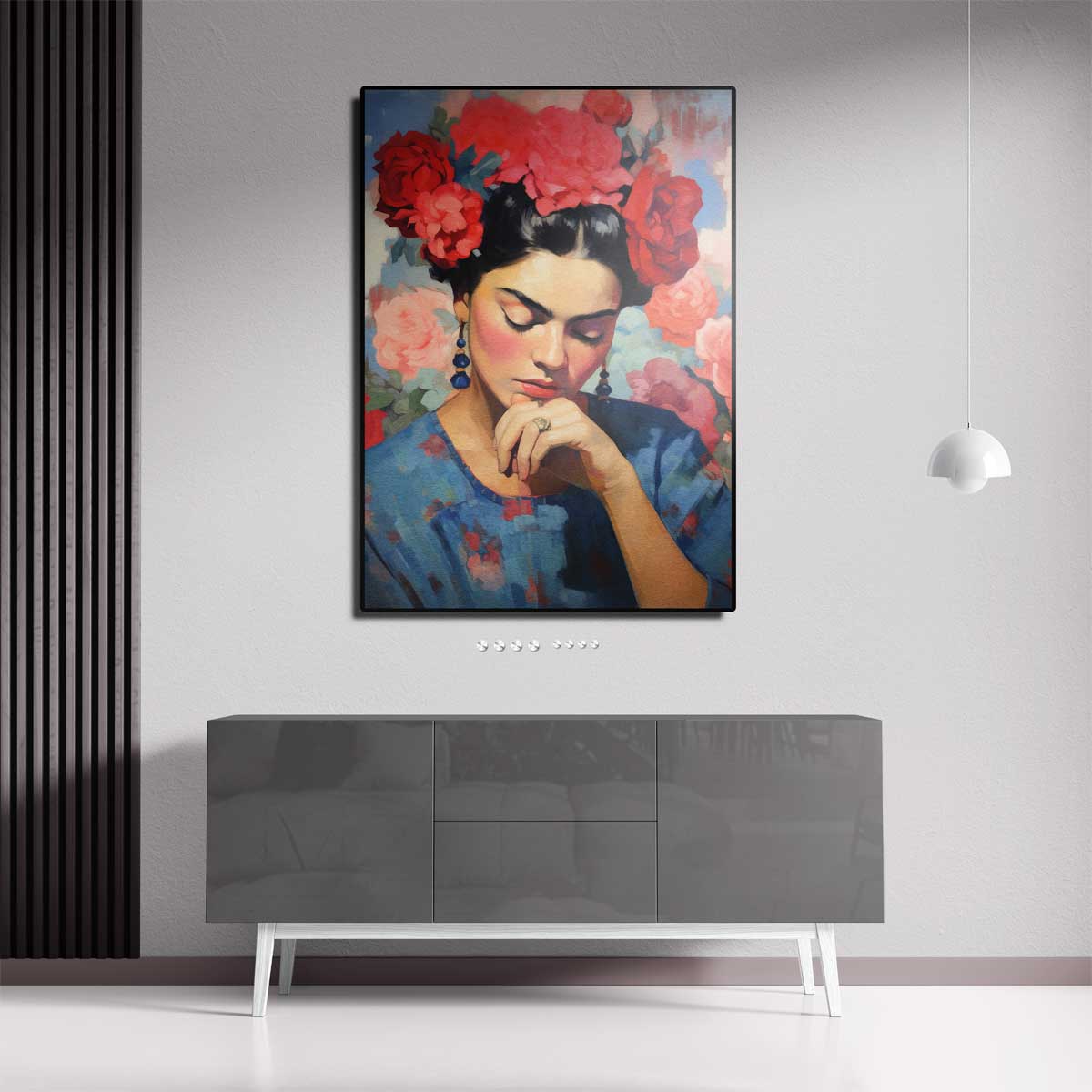 Bloemen Serenade – canvas kunstwerk als wanddecoratie