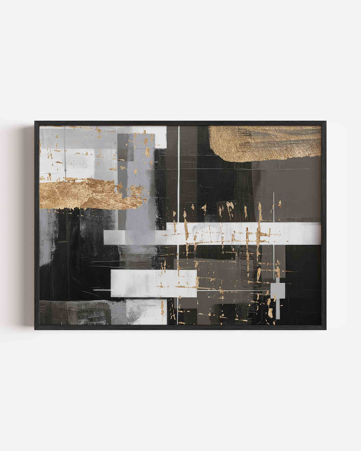 Abstracte geometrische vormen – abstracte landscape poster als wanddecoratie