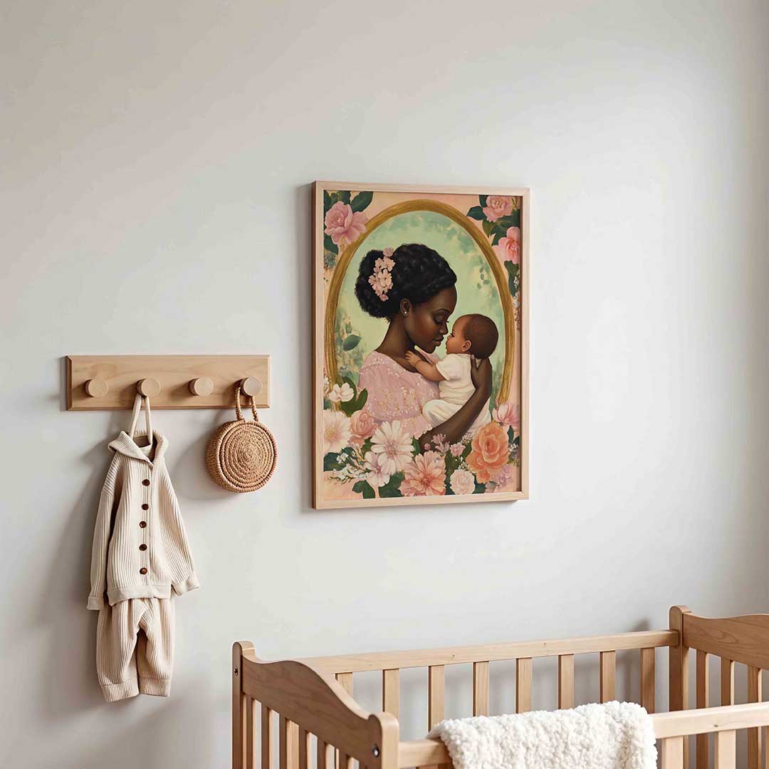 Moeder en kind – kinderposter in staand formaat