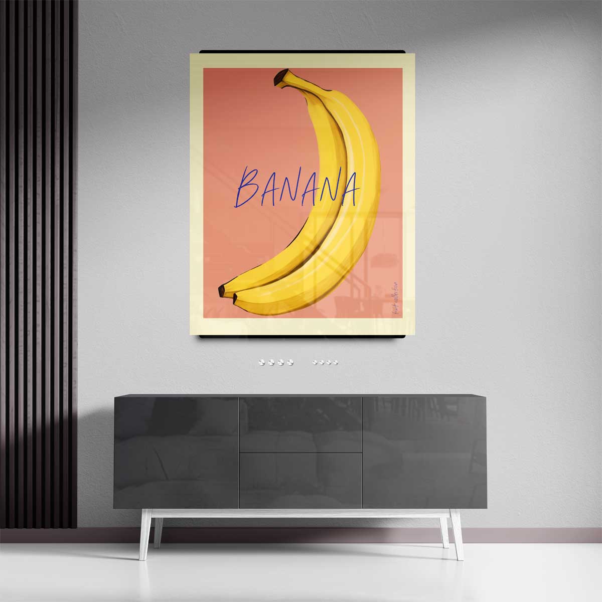 Bananen – canvas kunstwerk als wanddecoratie