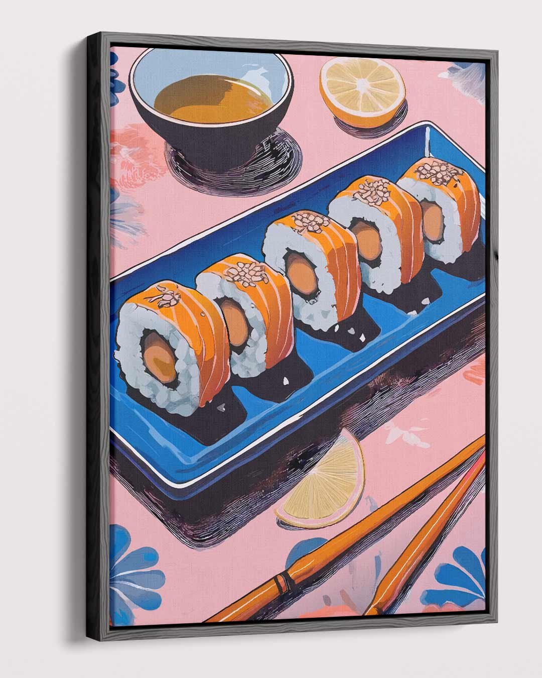 Sushi Delight Schilderij – modern portret kunstwerk van WallArtistic