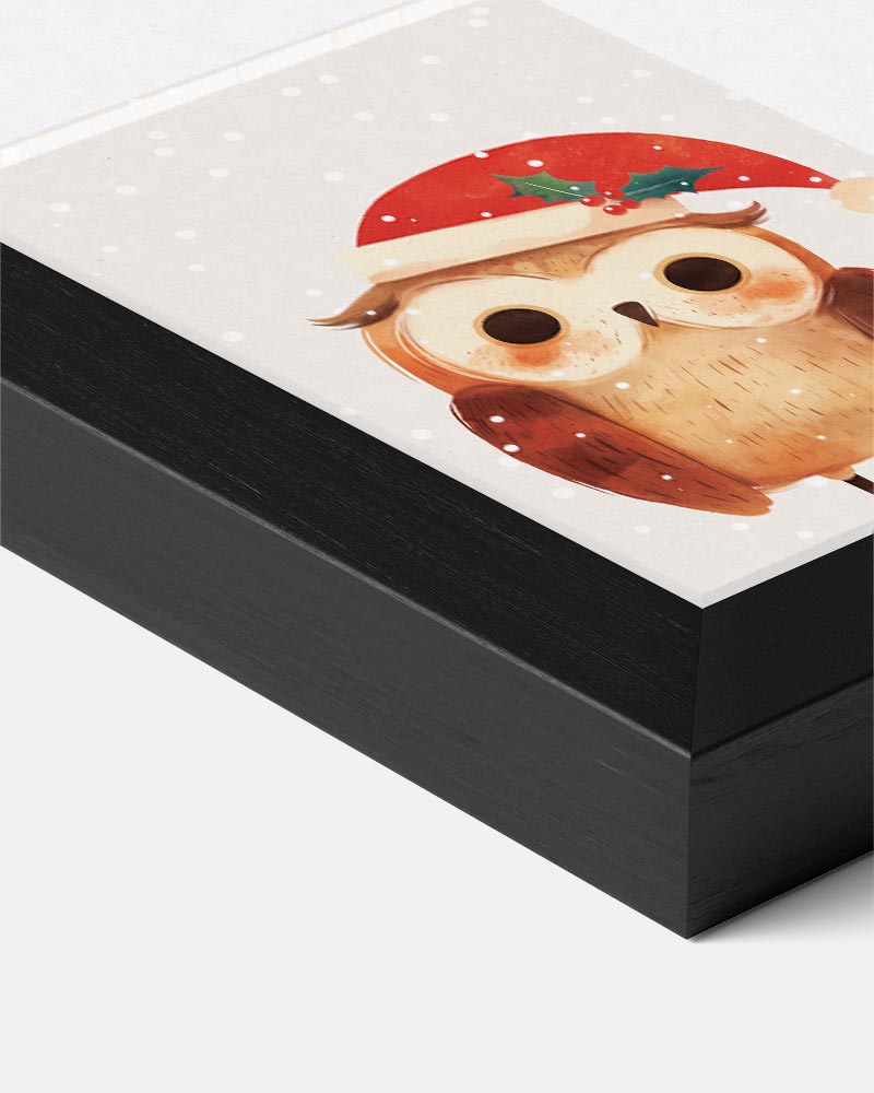 Kerst Uilen – kids portret poster, afbeelding 7