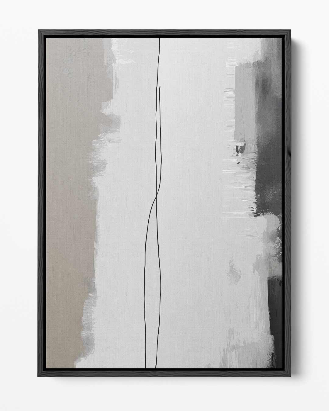 Minimalistische Abstracte Lijnkunst – portret kunstwerk als wanddecoratie